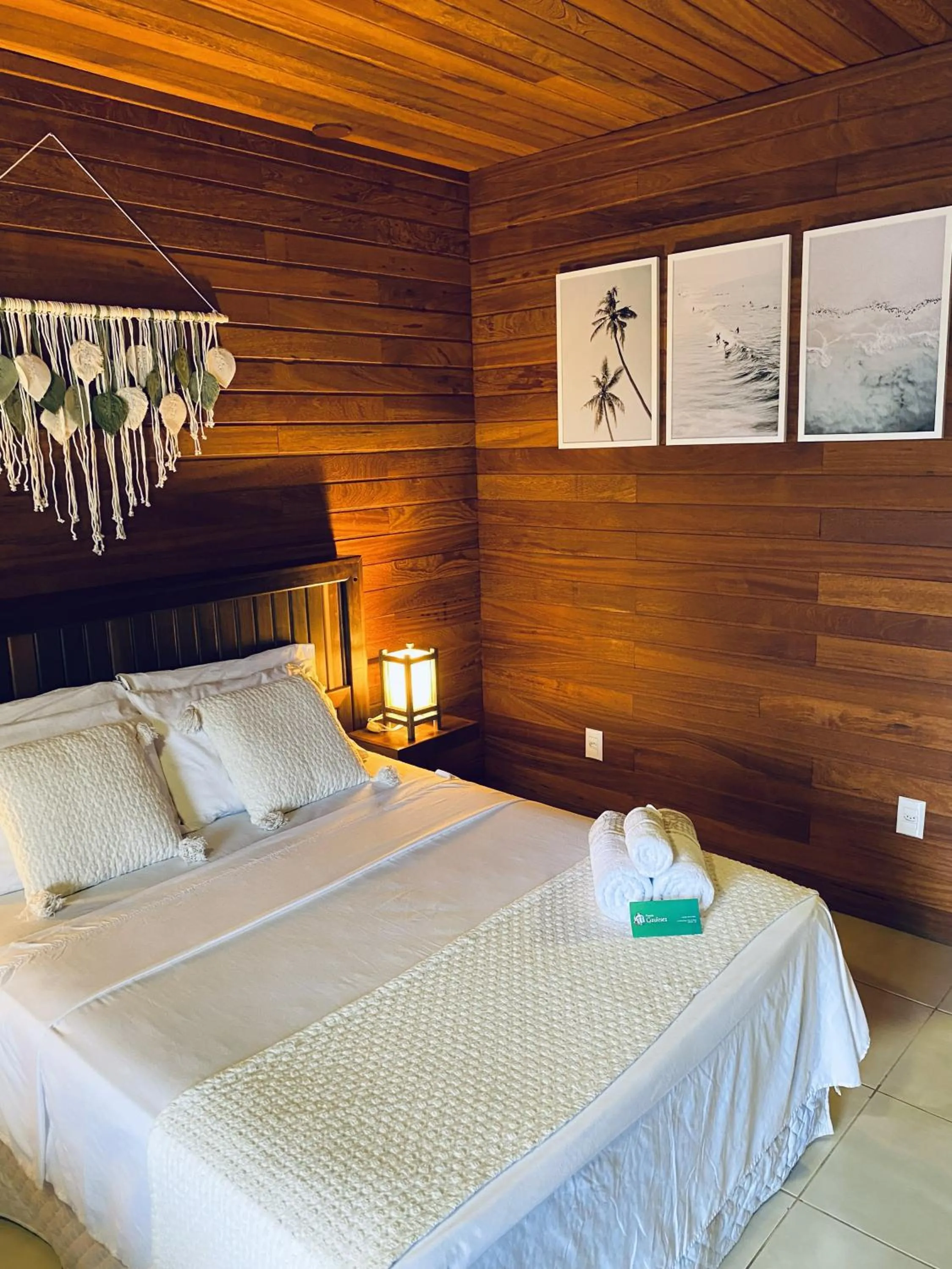 Bed in Pousada Gauleses - Refugio de Charme na Praia do Rosa by La Vem Férias