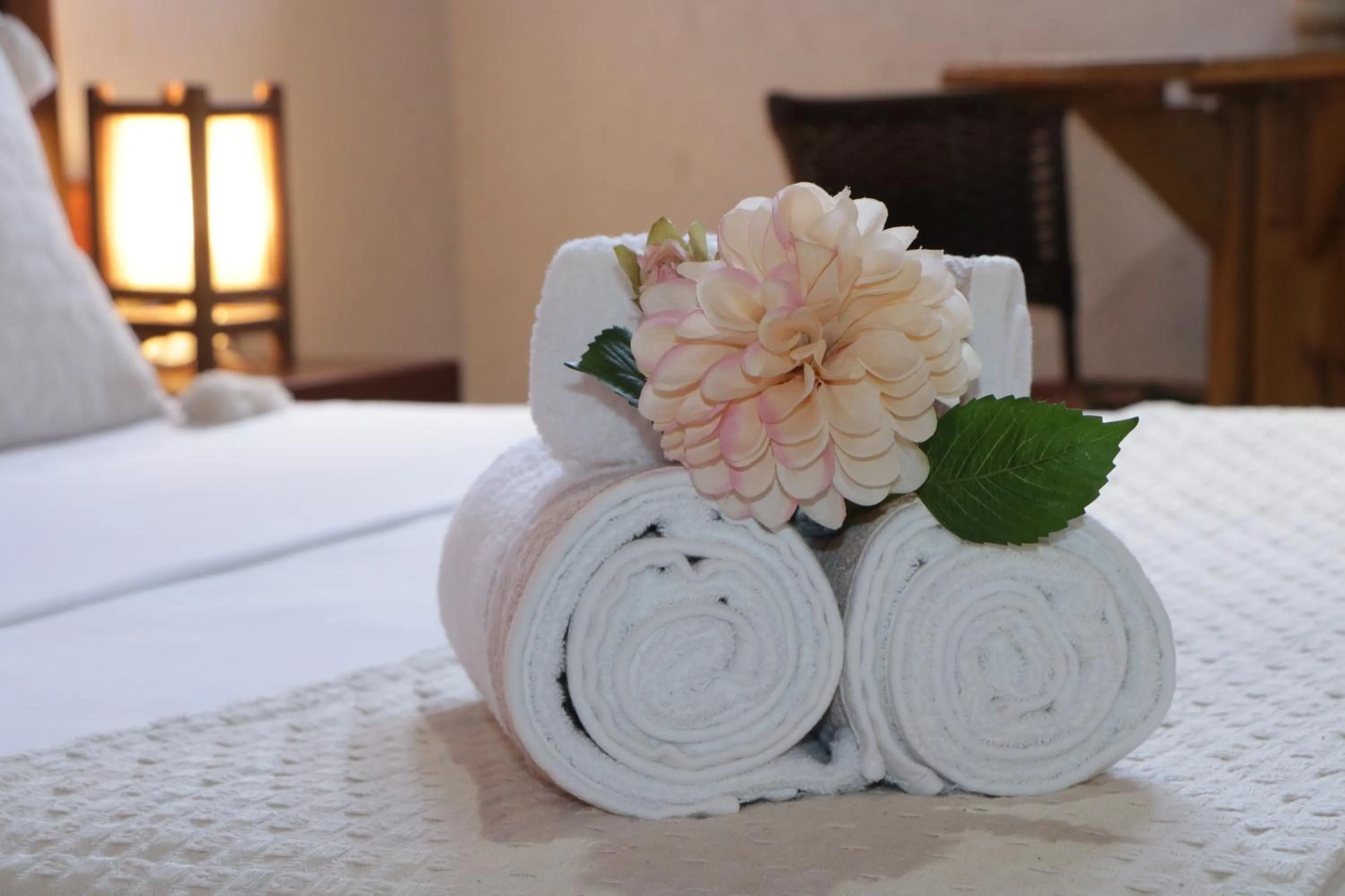 Bed in Pousada Gauleses