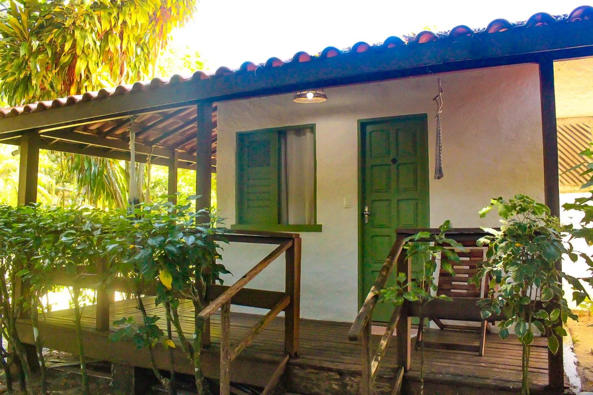 Balcony/Terrace in Pousada Luar das Águas