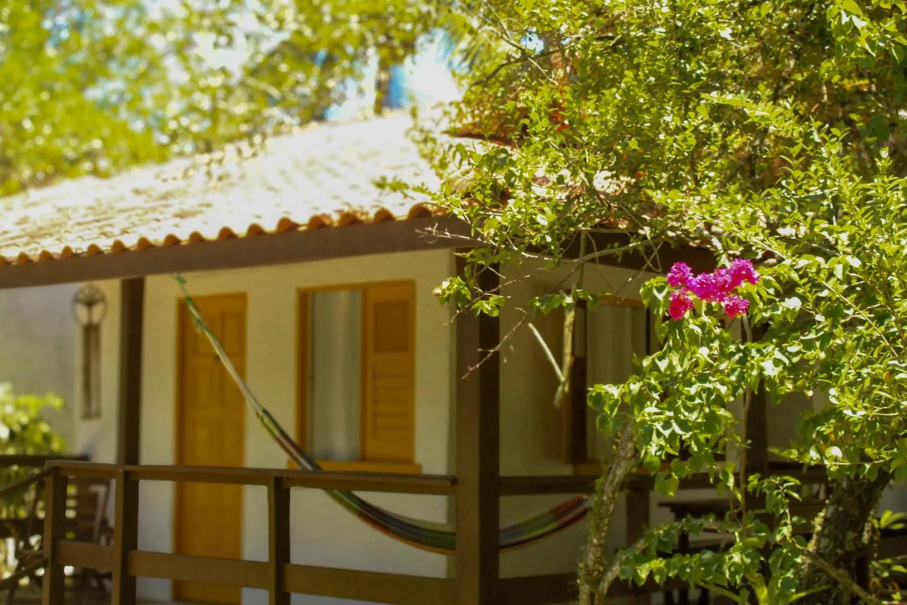 Balcony/Terrace in Pousada Luar das Águas