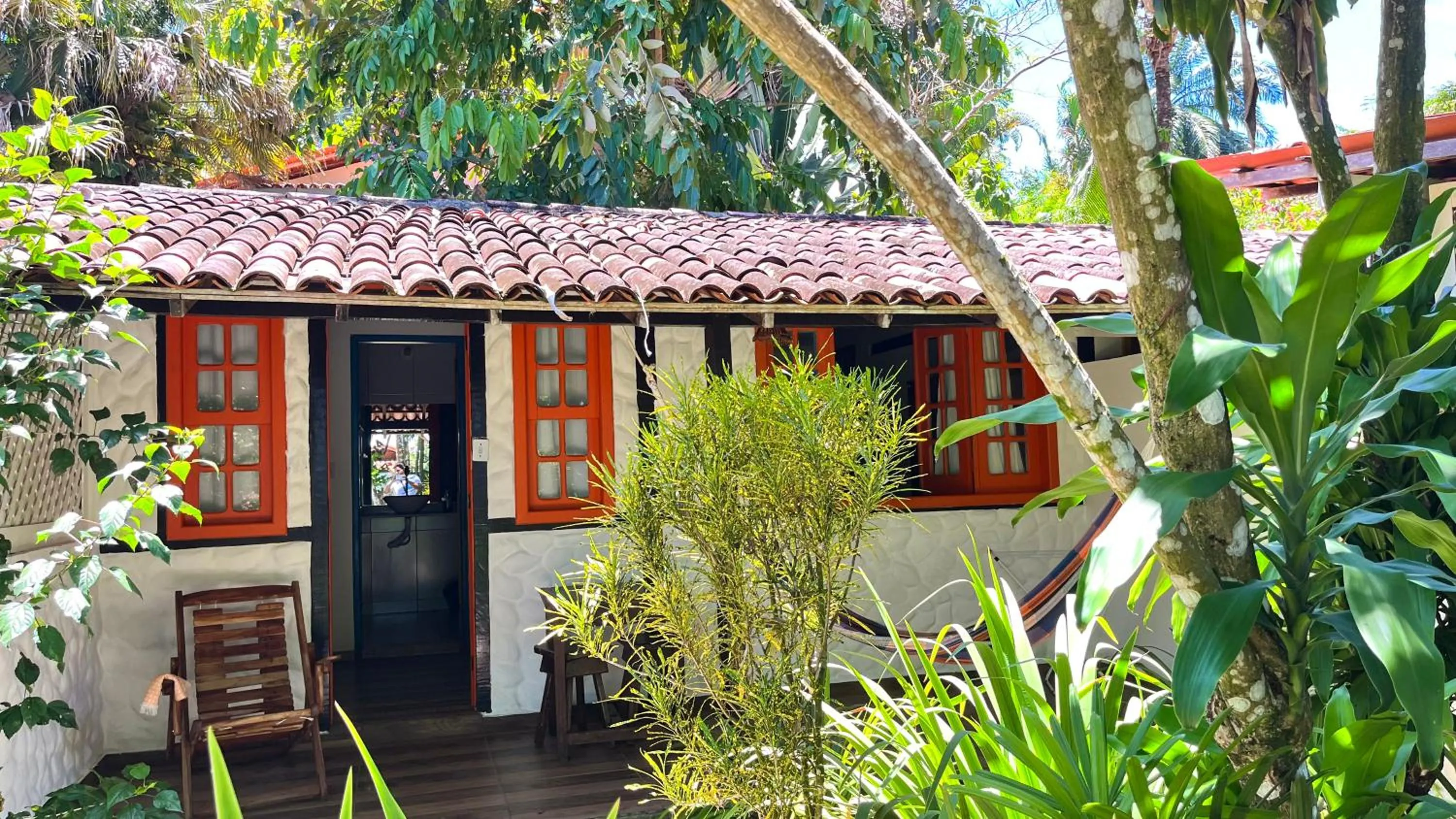 Patio in Pousada Luar das Águas