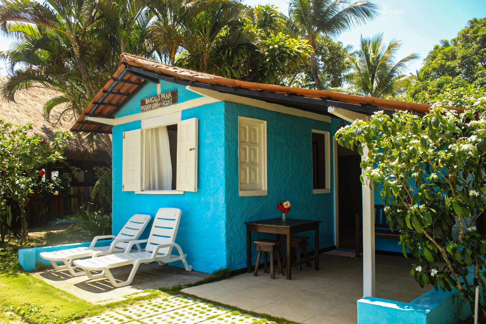 Patio in Pousada Luar das Águas