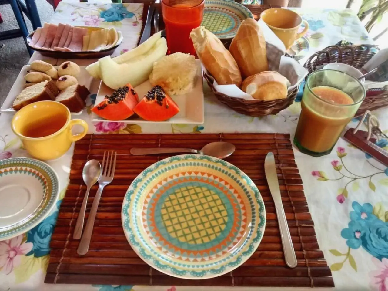 Breakfast in Pousada Luar das Águas