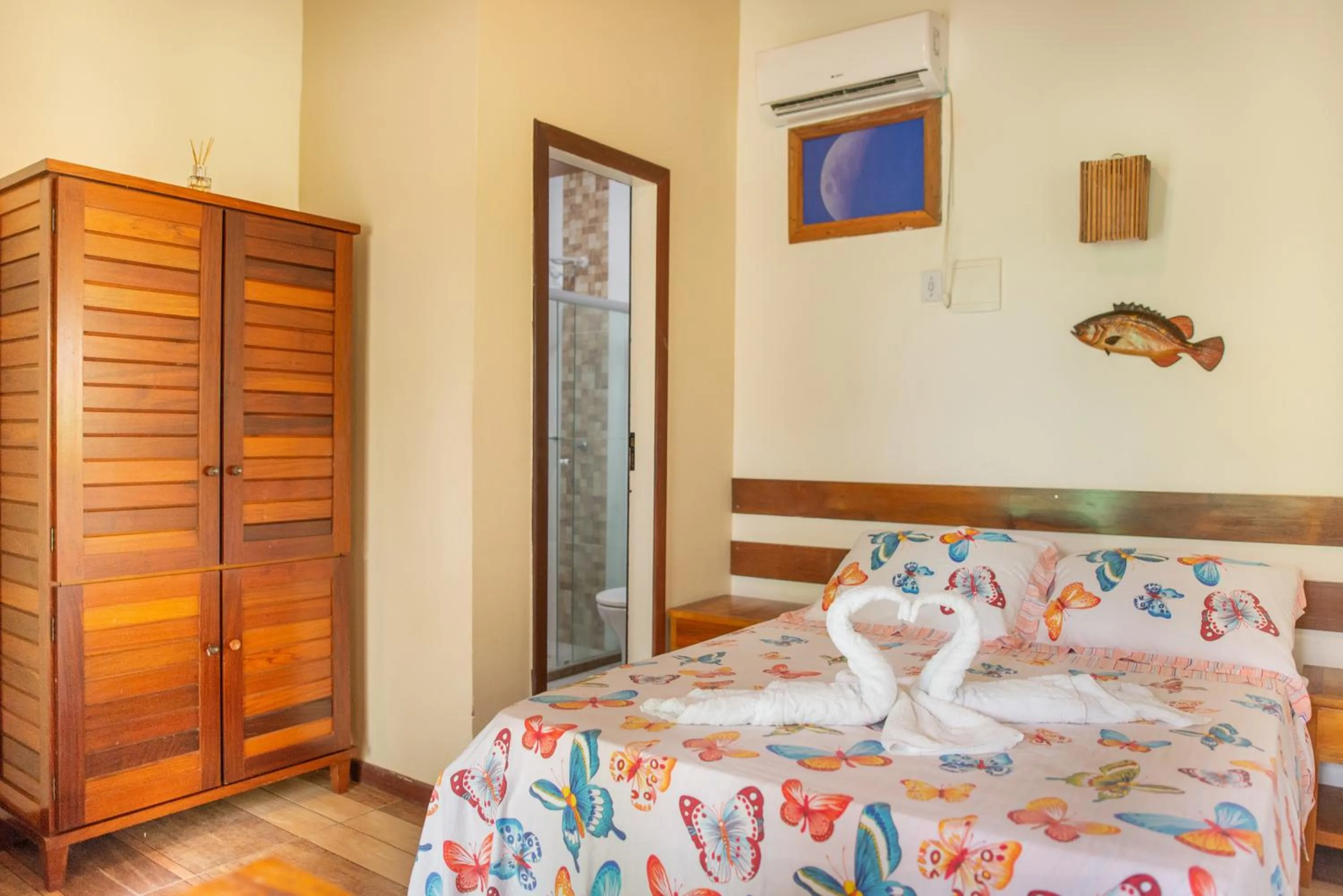 Bedroom, Bed in Pousada Luar das Águas