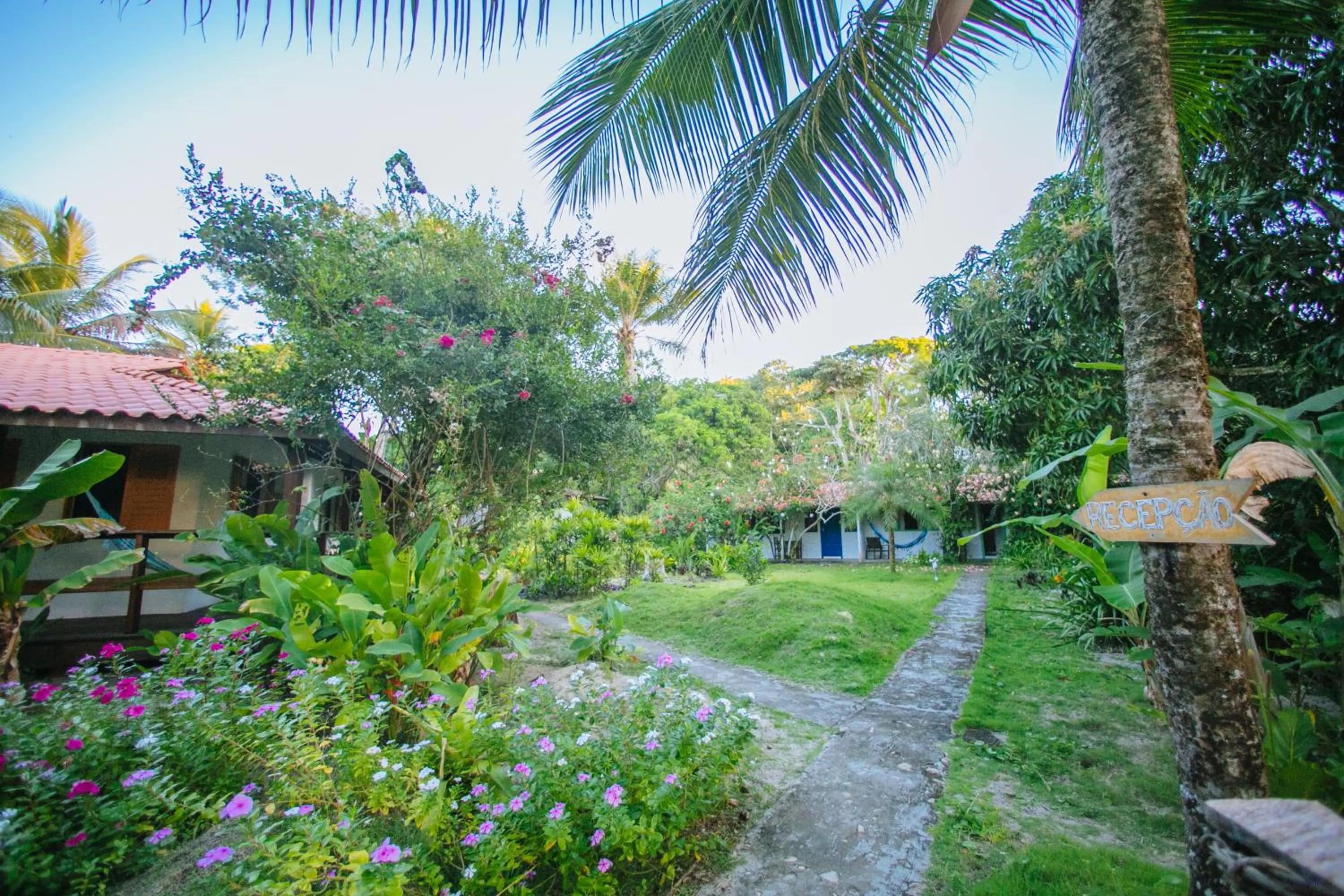 Garden in Pousada Luar das Águas