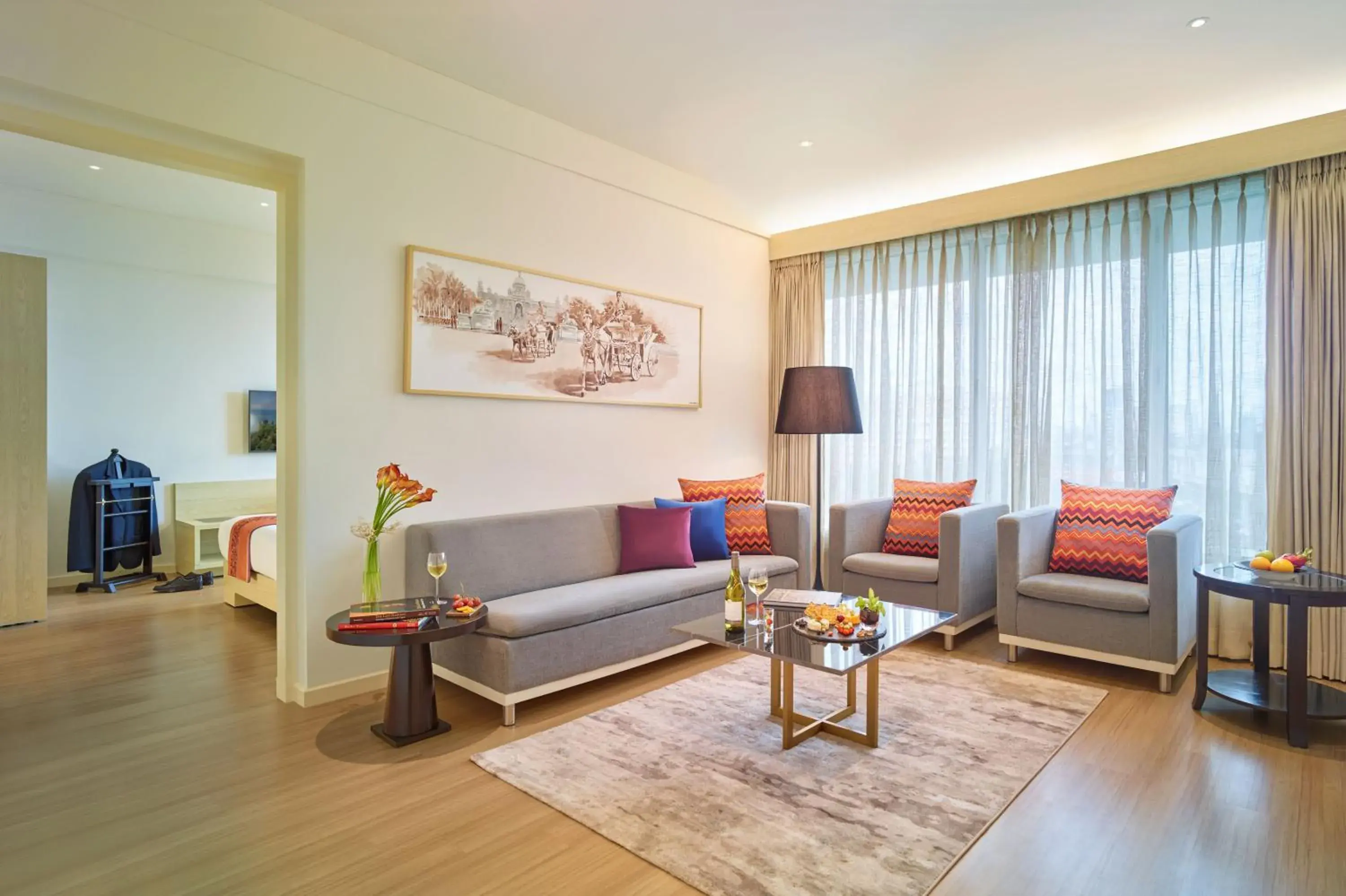 Living room in Vivanta Kolkata EM Bypass Living room in Vivanta Kolkata EM Bypass