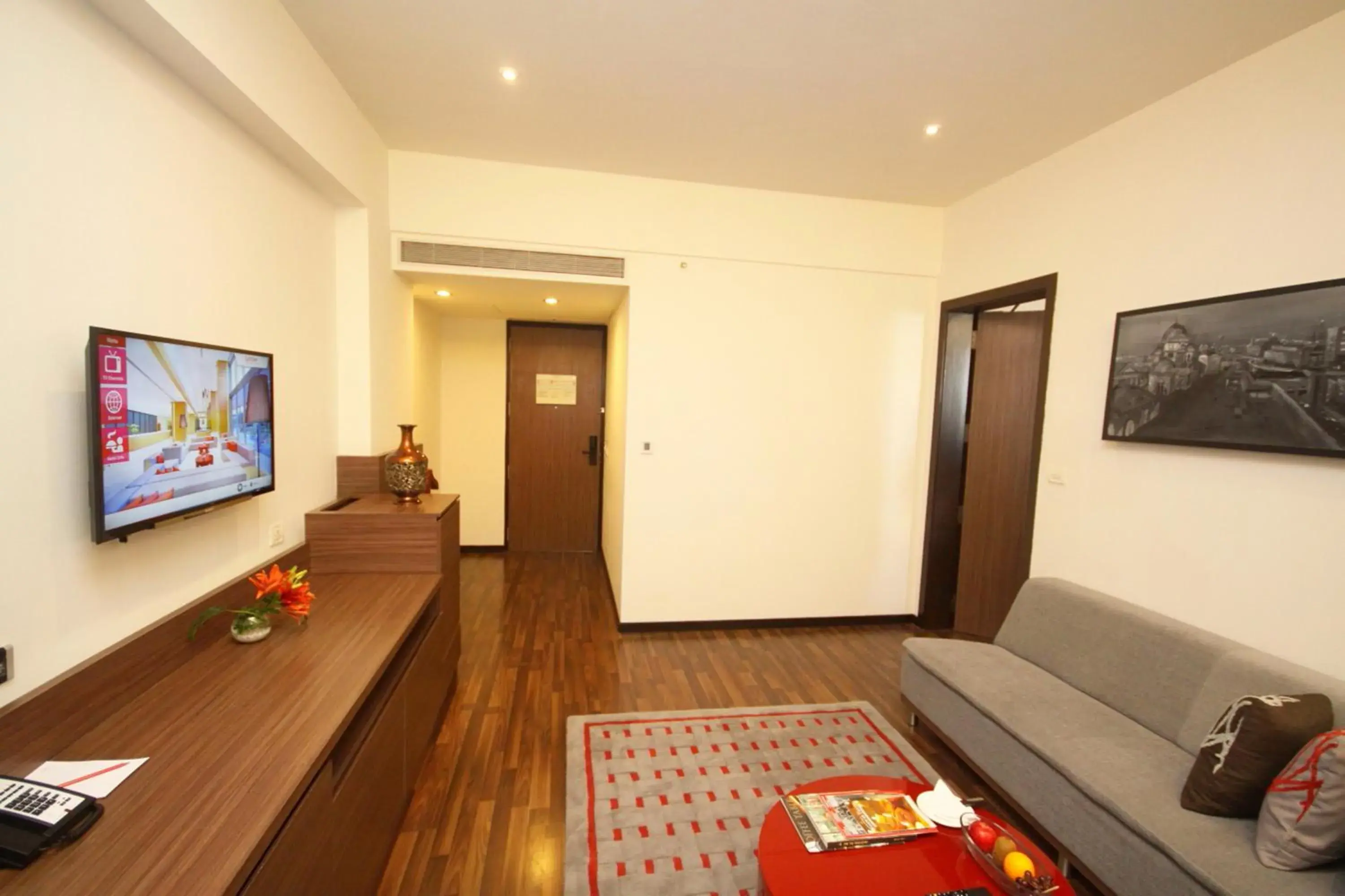 Seating area in Vivanta Kolkata EM Bypass Seating area in Vivanta Kolkata EM Bypass