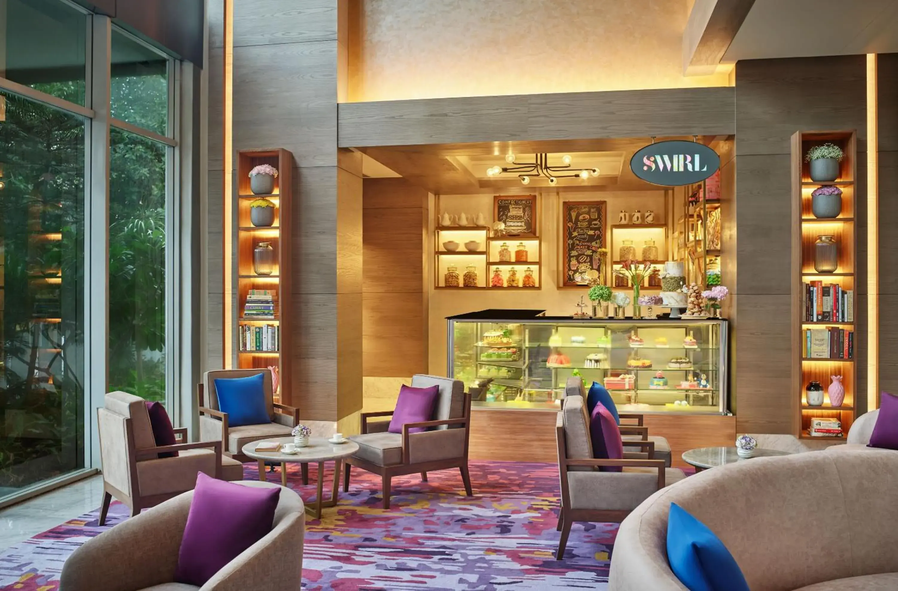 Lobby or reception in Vivanta Kolkata EM Bypass Lobby or reception in Vivanta Kolkata EM Bypass