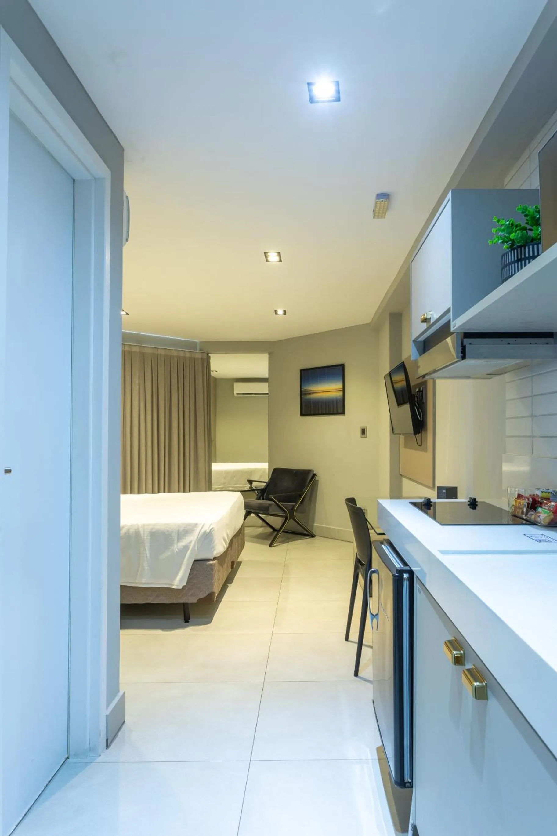 Bed in Infinity at the Sea by Welkom