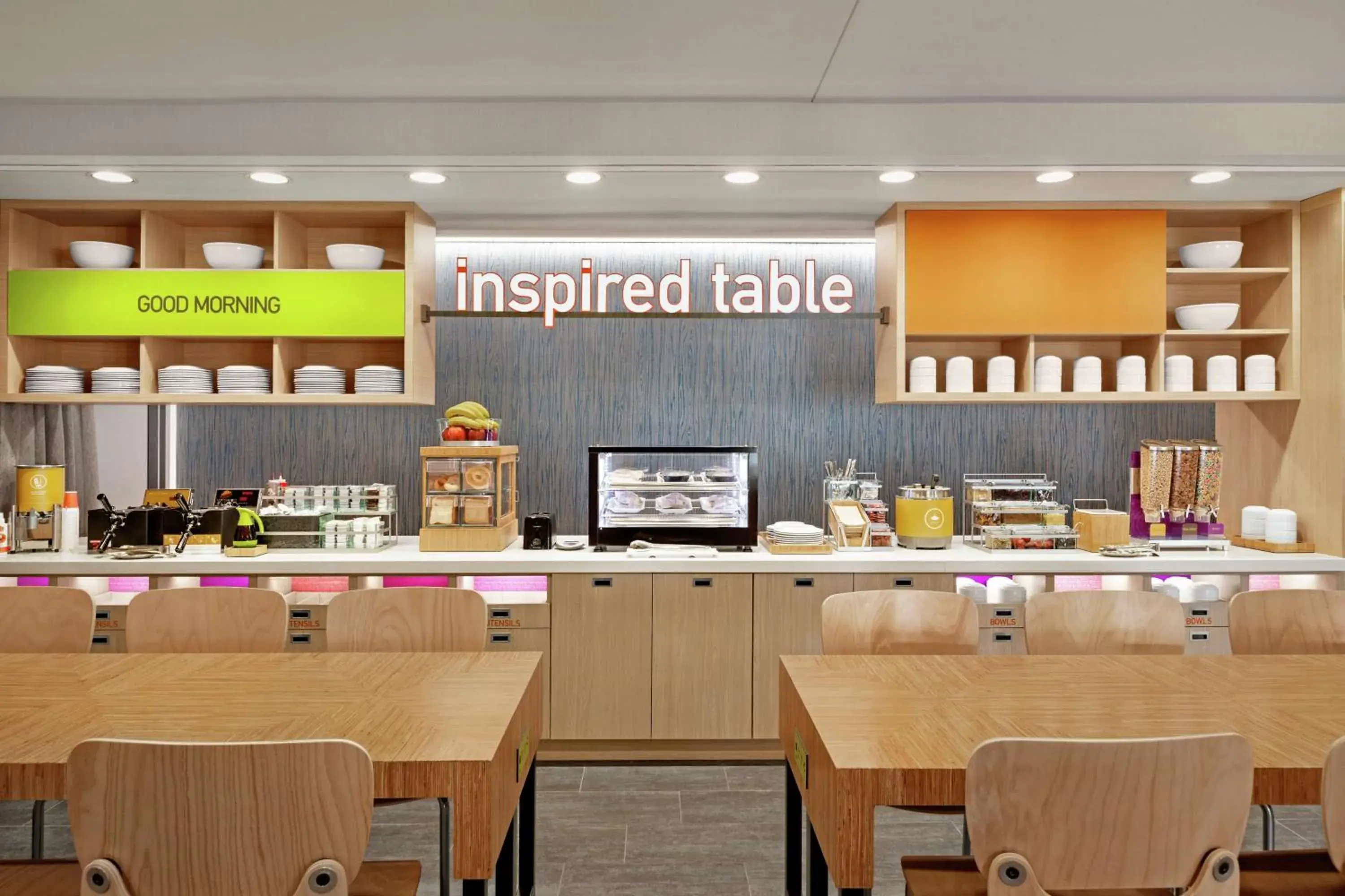 Breakfast in Home2 Suites By Hilton Fernandina Beach on Amelia Island, FL Breakfast in Home2 Suites By Hilton Fernandina Beach on Amelia Island, FL