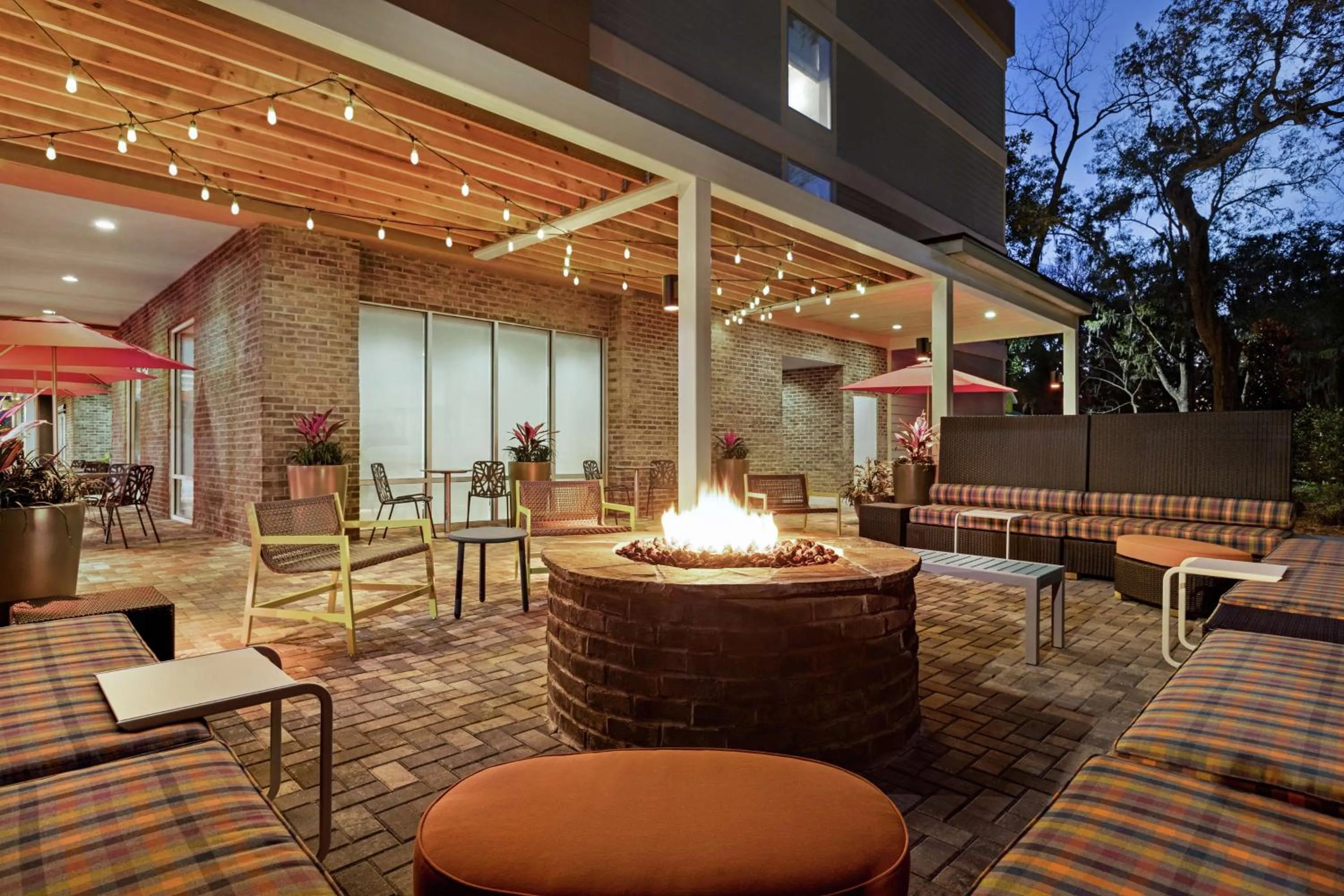 Patio in Home2 Suites By Hilton Fernandina Beach on Amelia Island, FL