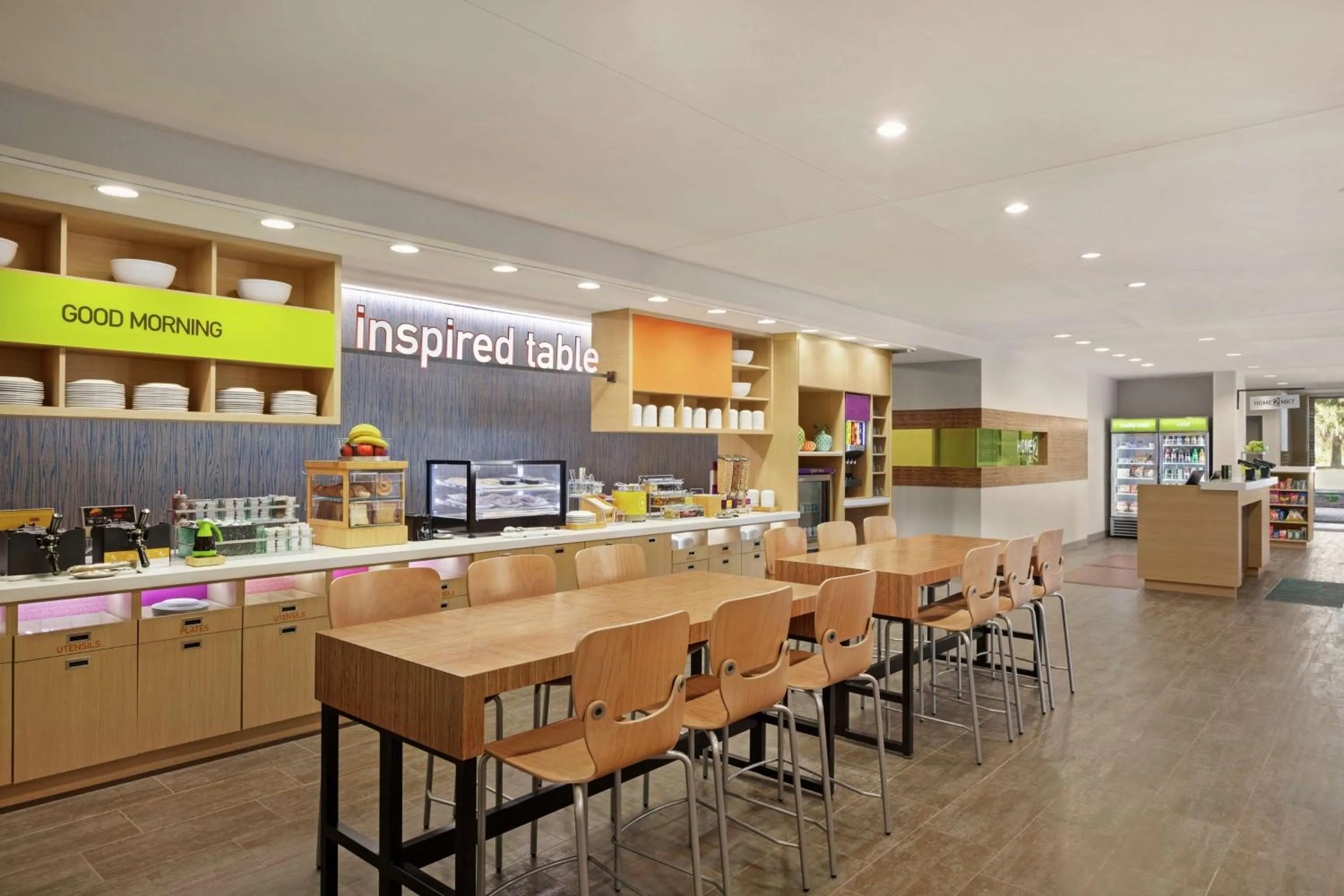 Breakfast in Home2 Suites By Hilton Fernandina Beach on Amelia Island, FL