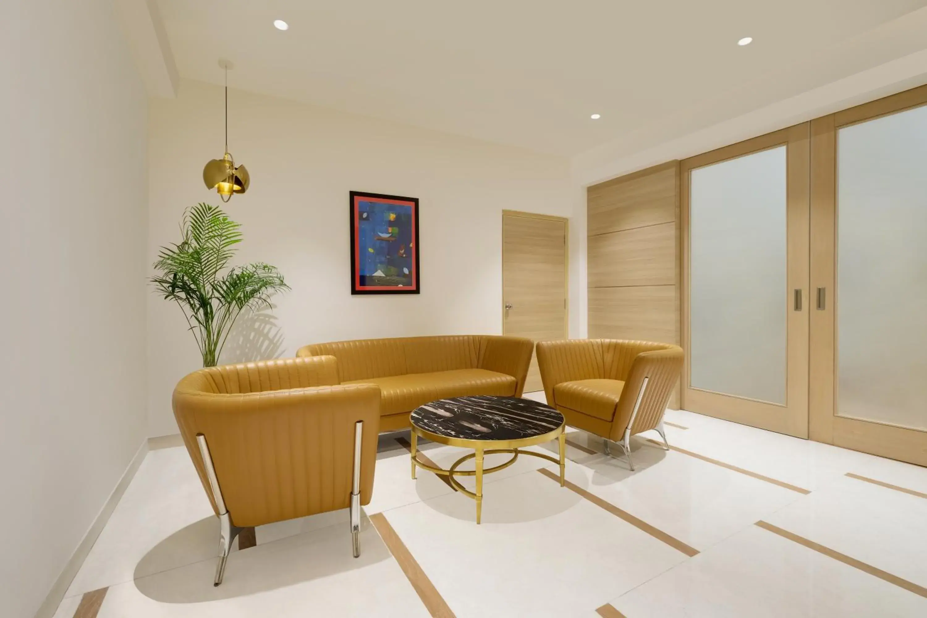 Living room in Red Fox by Lemon Tree Hotels, Vijayawada Living room in Red Fox by Lemon Tree Hotels, Vijayawada