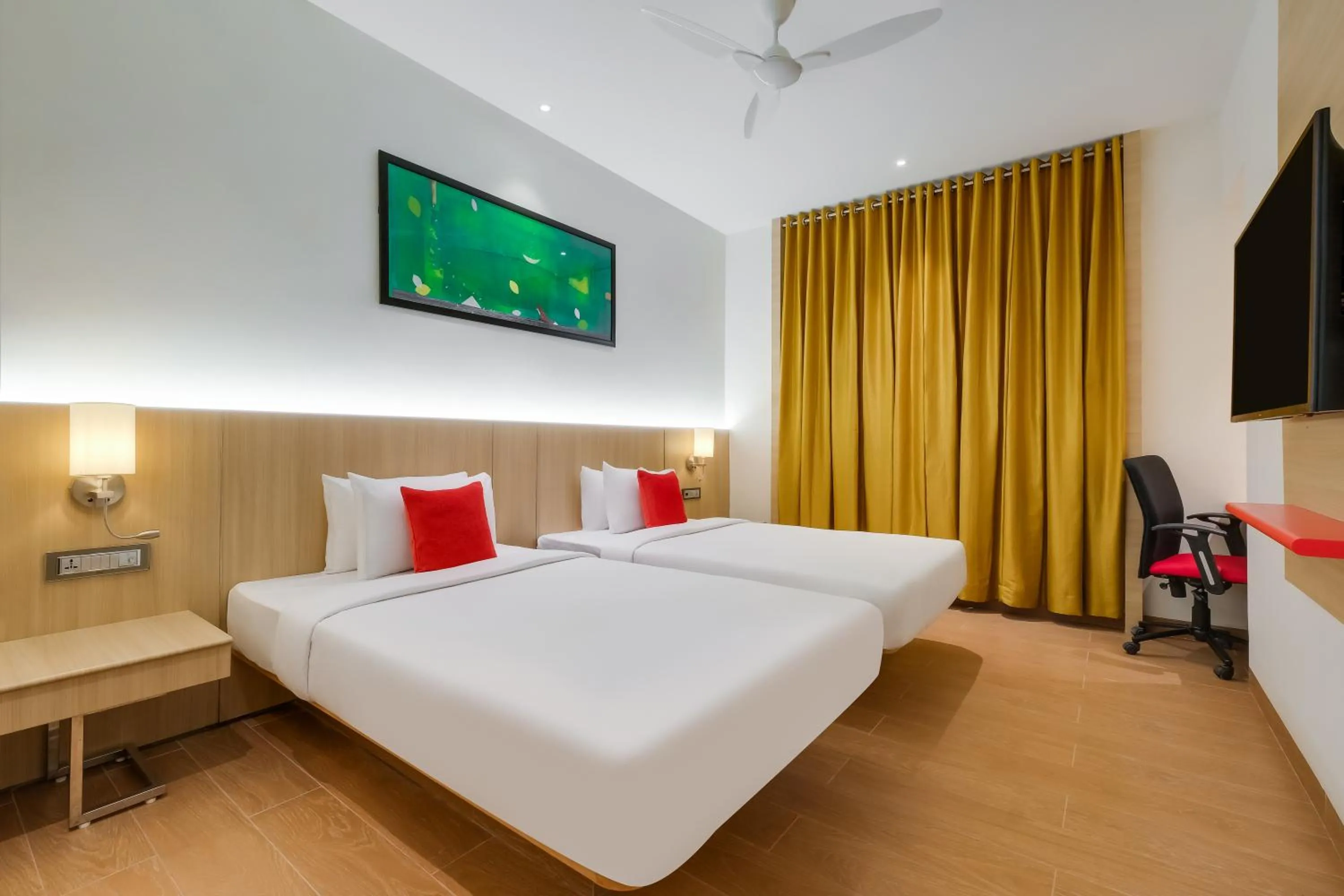 Bed in Red Fox by Lemon Tree Hotels, Vijayawada