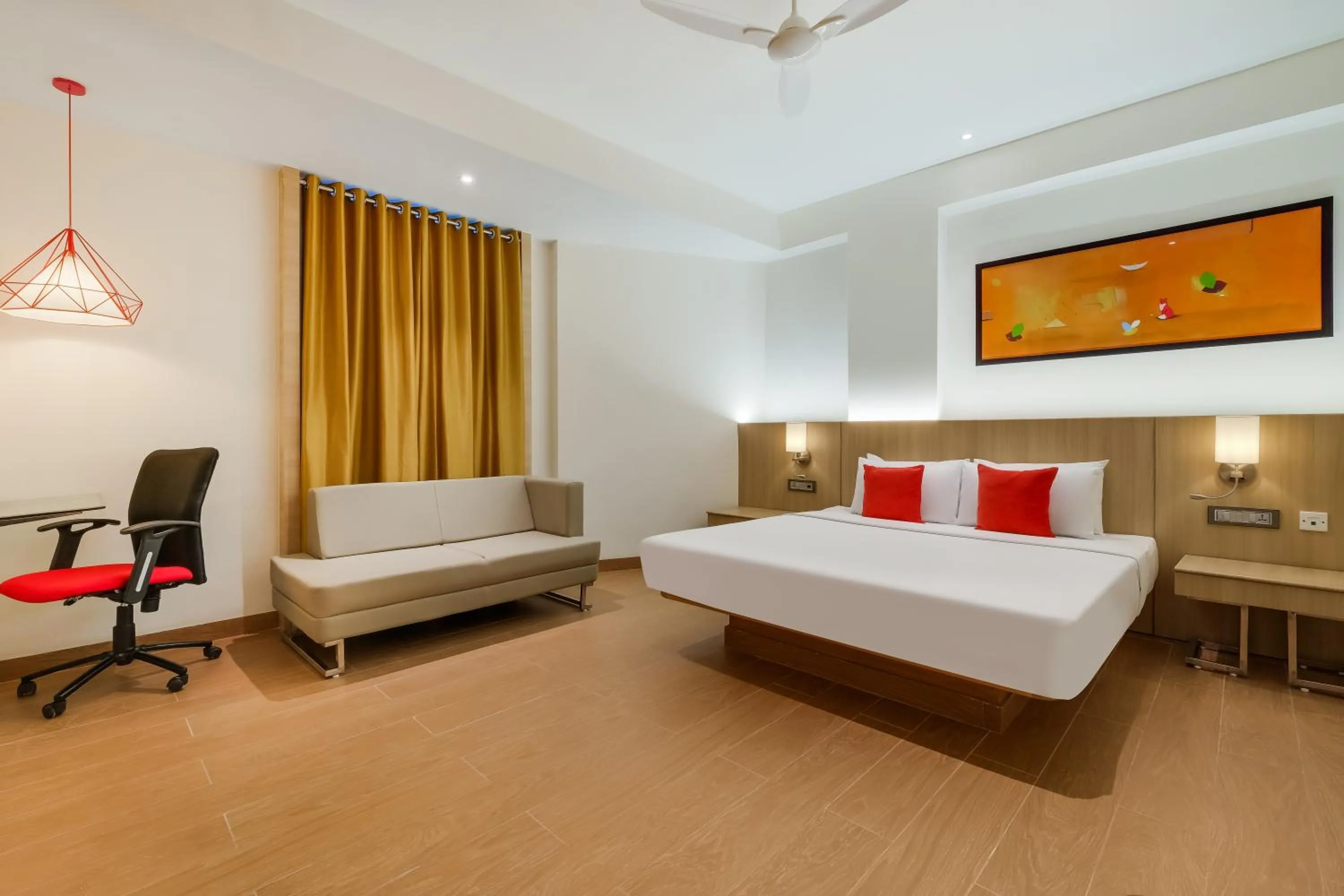 Bedroom, Bed in Red Fox by Lemon Tree Hotels, Vijayawada