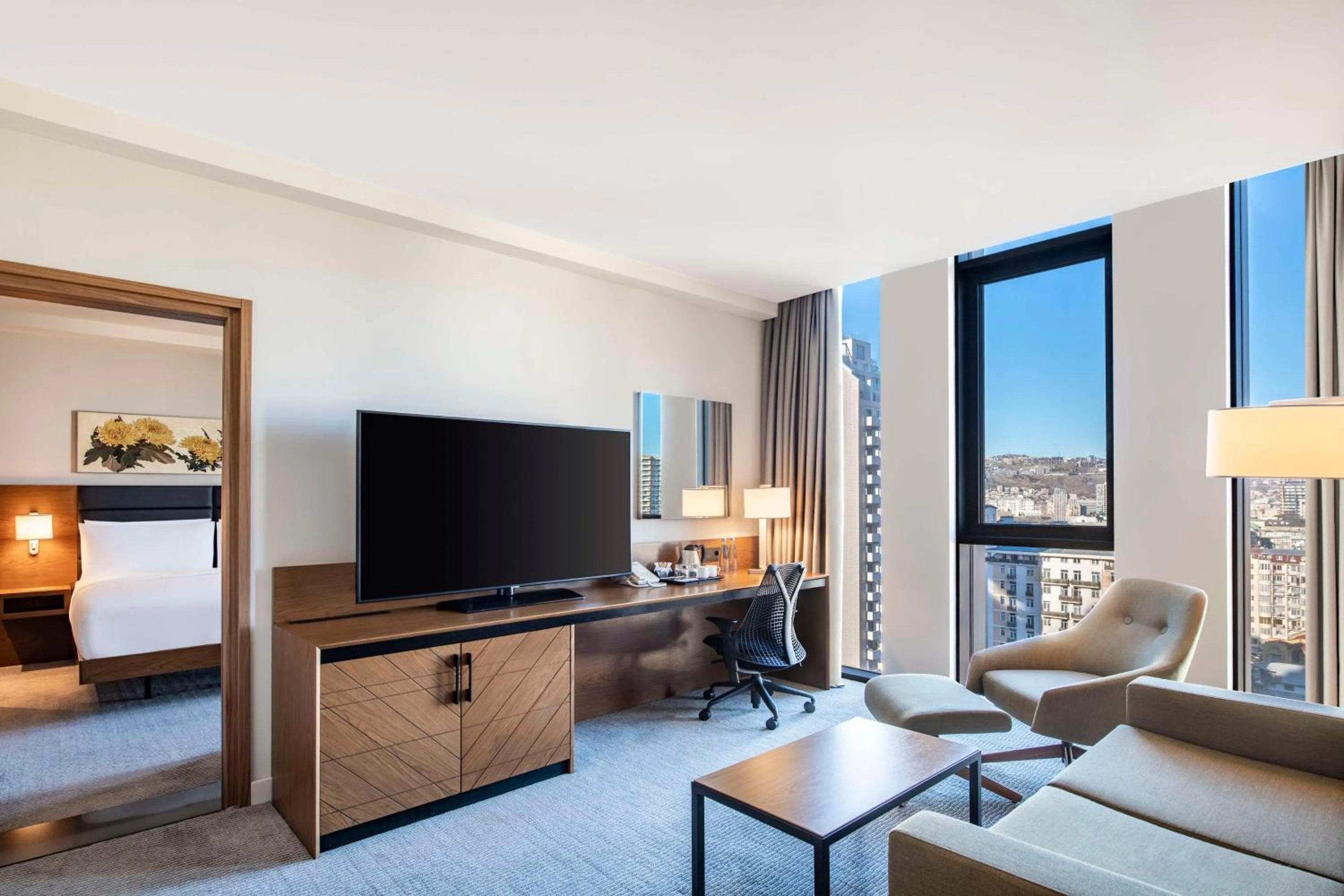 Living room in Hilton Garden Inn Tbilisi Chavchavadze