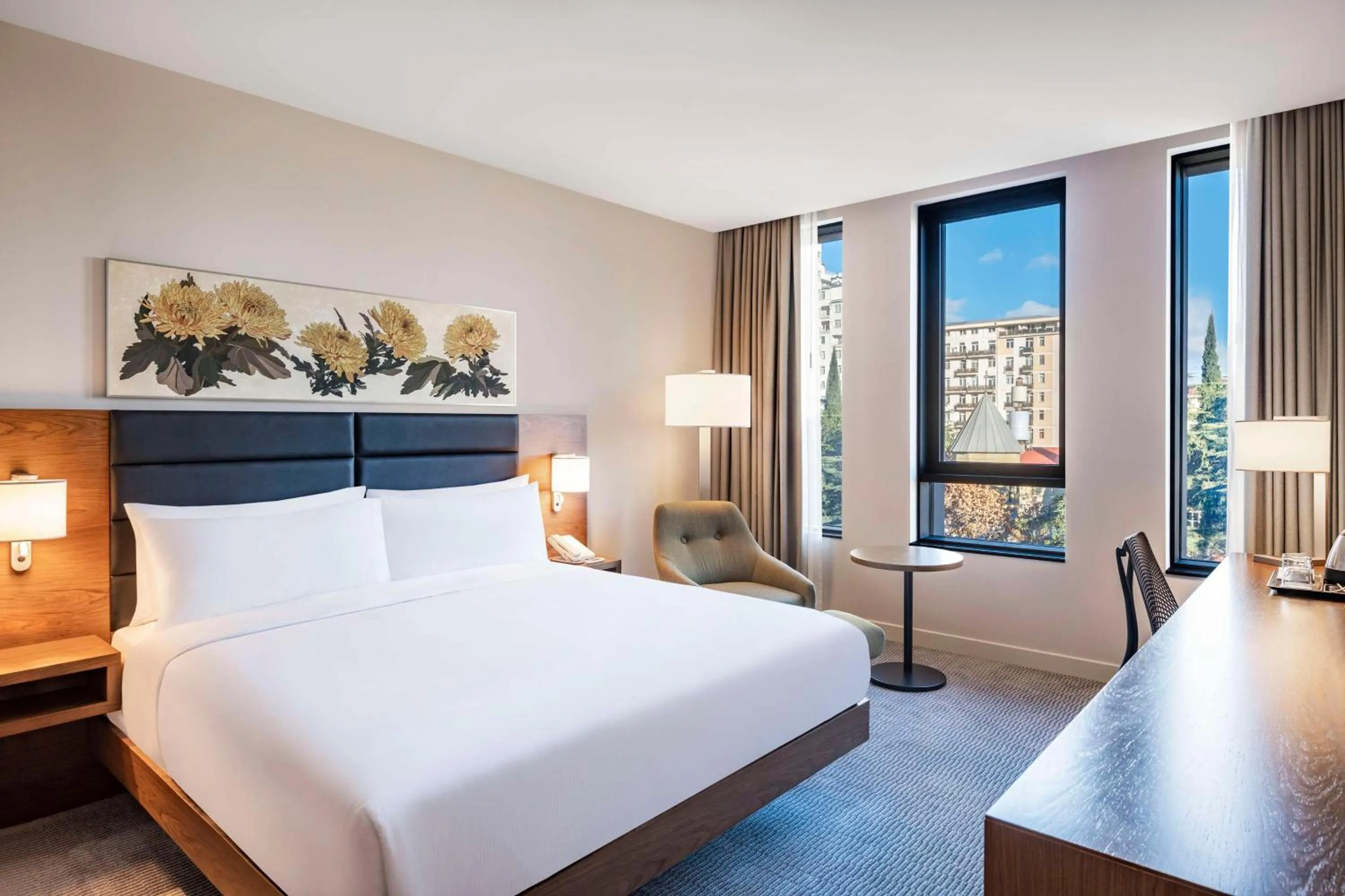 Bed in Hilton Garden Inn Tbilisi Chavchavadze