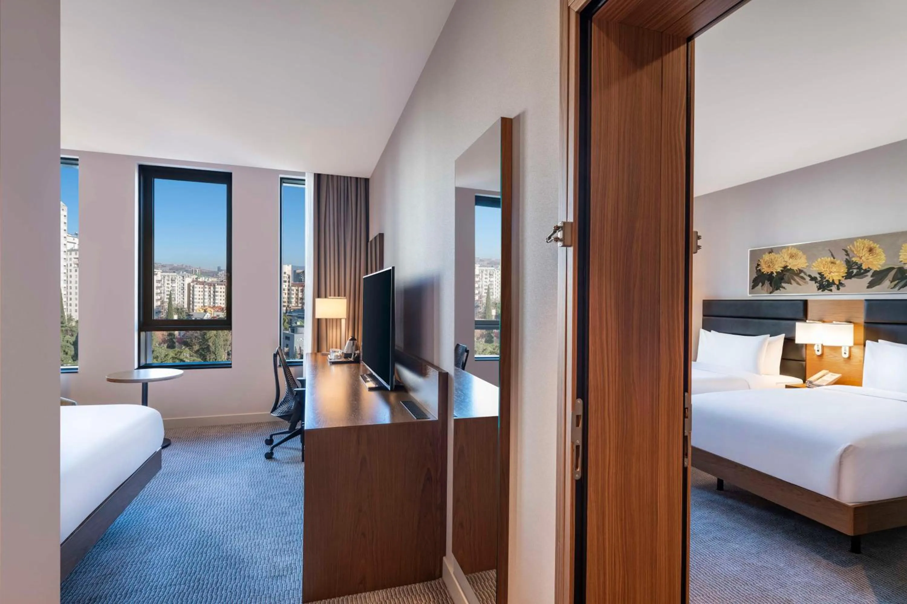 Bed in Hilton Garden Inn Tbilisi Chavchavadze