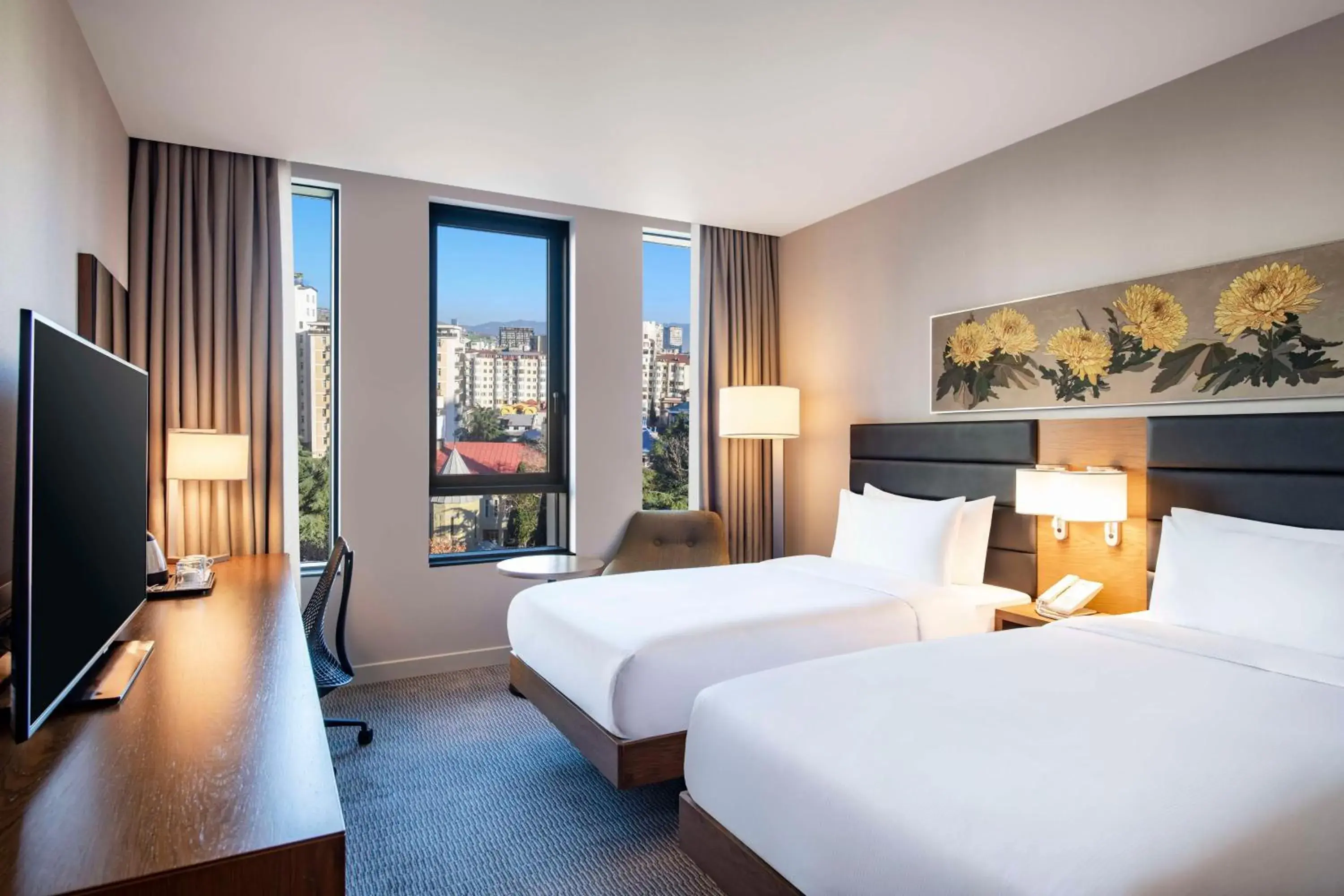 Twin Room in Hilton Garden Inn Tbilisi Chavchavadze Twin Room in Hilton Garden Inn Tbilisi Chavchavadze