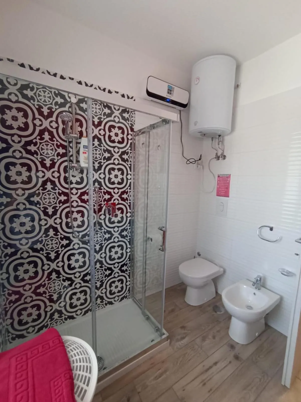 Shower in B&b Casa Rossa