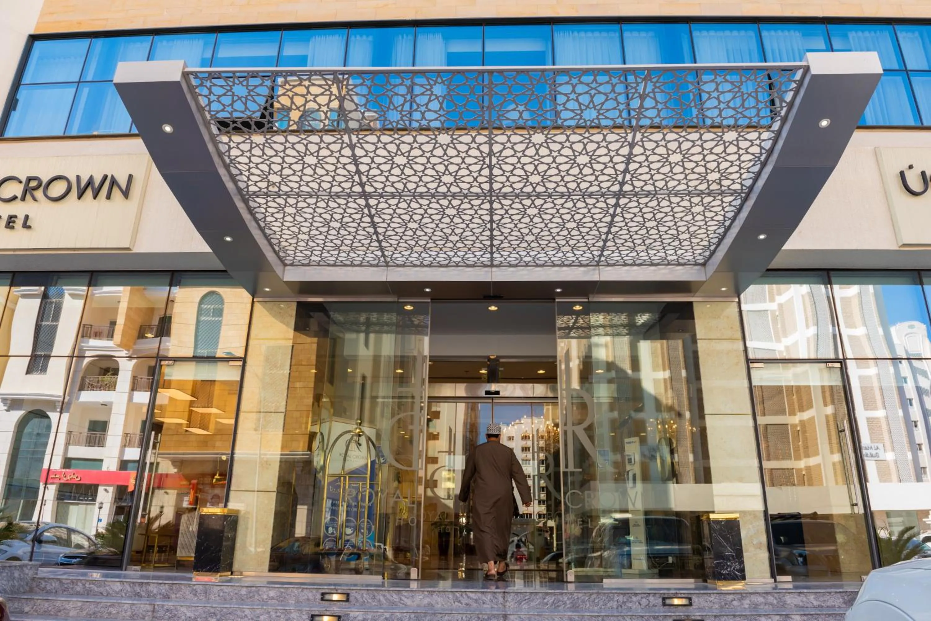 Facade/entrance in Royal Crown Hotel