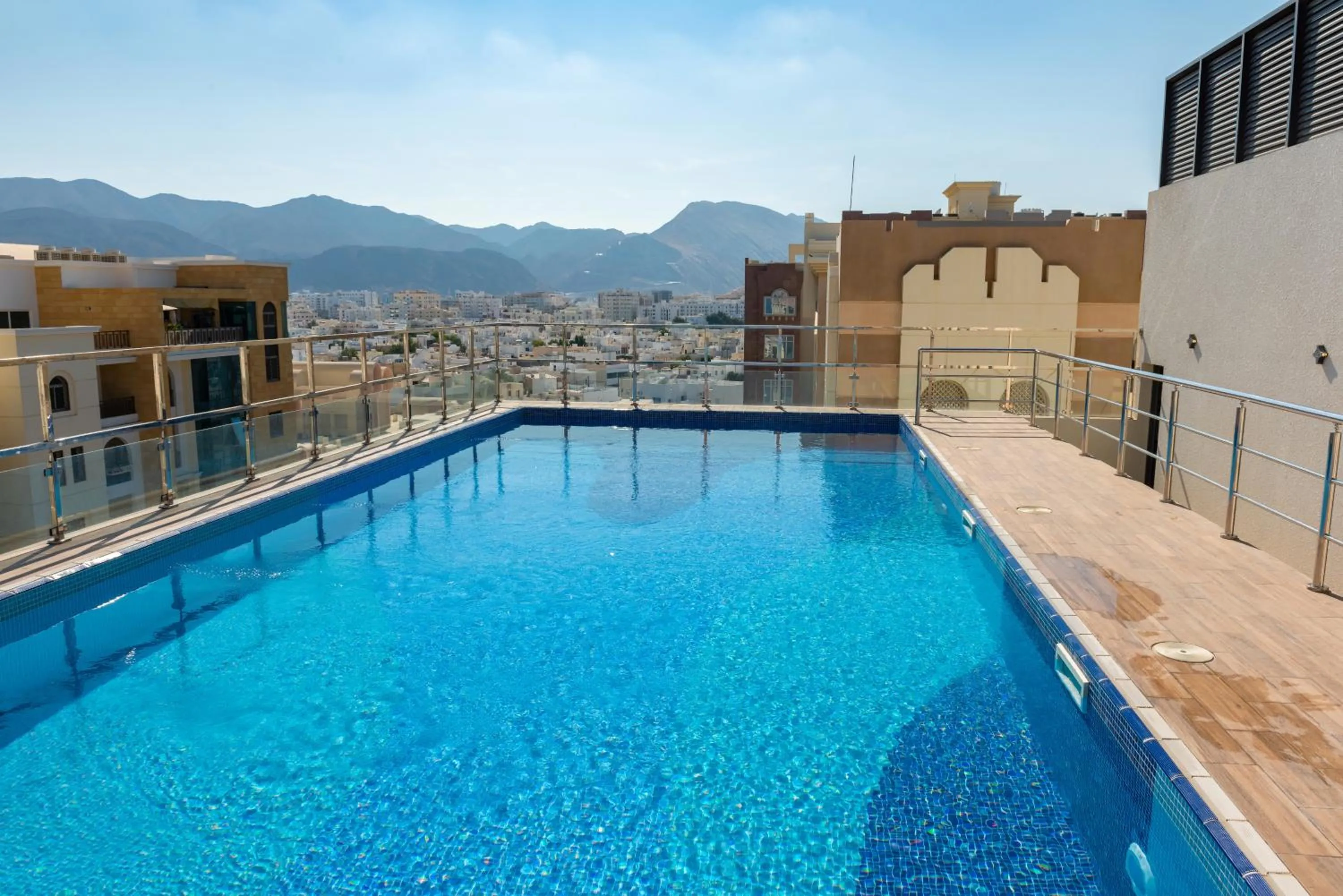 Pool view in Royal Crown Hotel