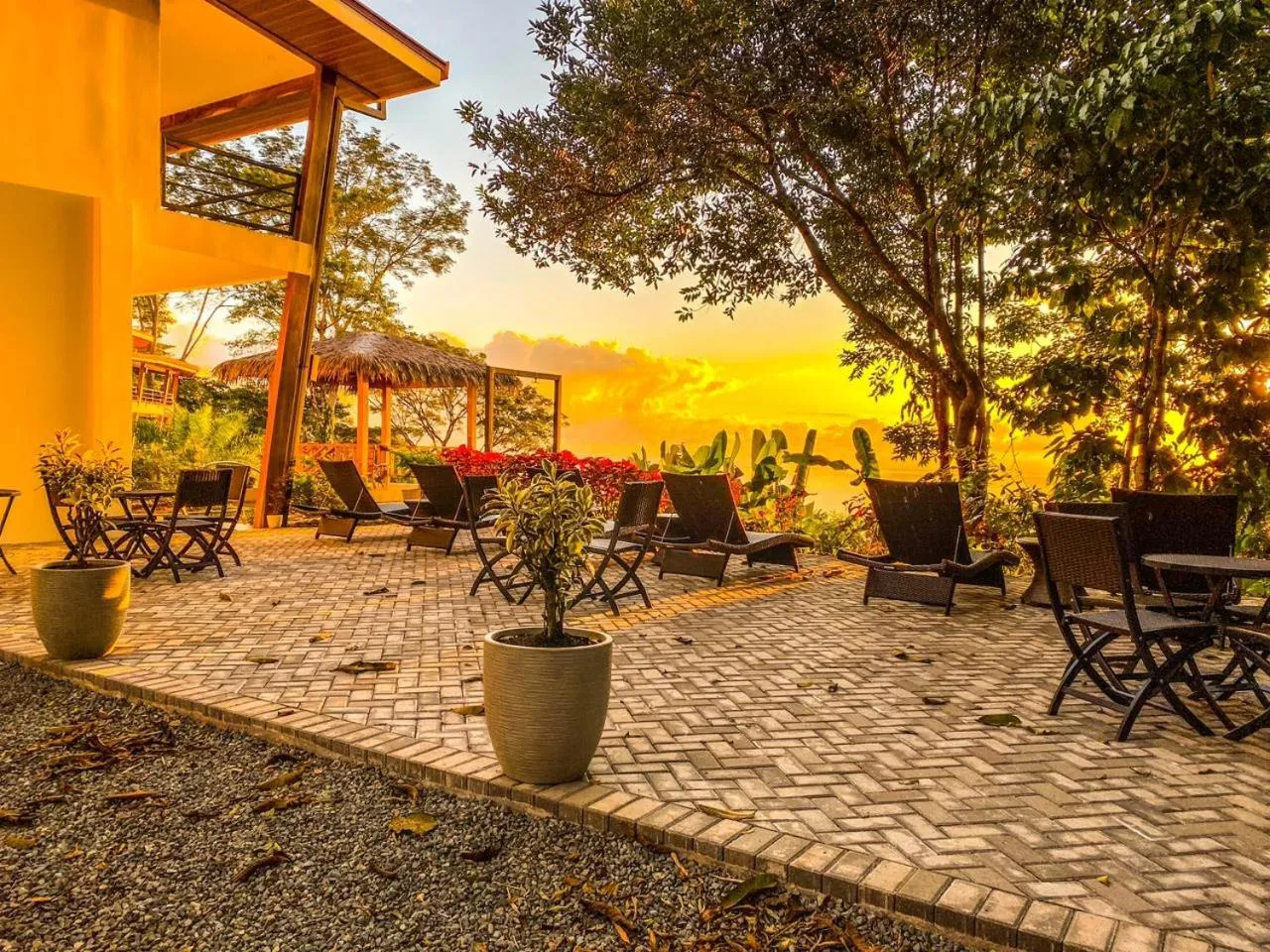 Patio in Lapazul Boutique Hotel