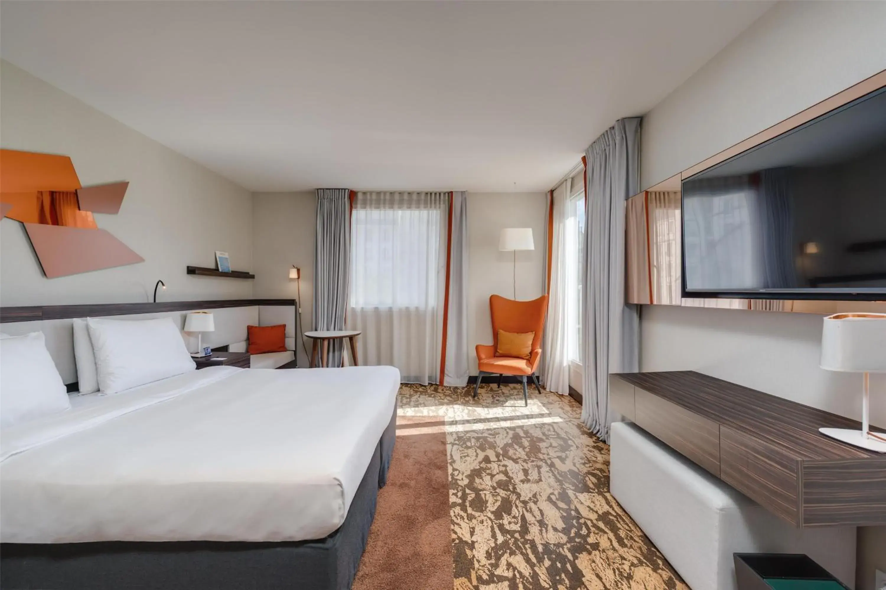 Bedroom in Radisson Blu Hotel, Paris Boulogne Bedroom in Radisson Blu Hotel, Paris Boulogne