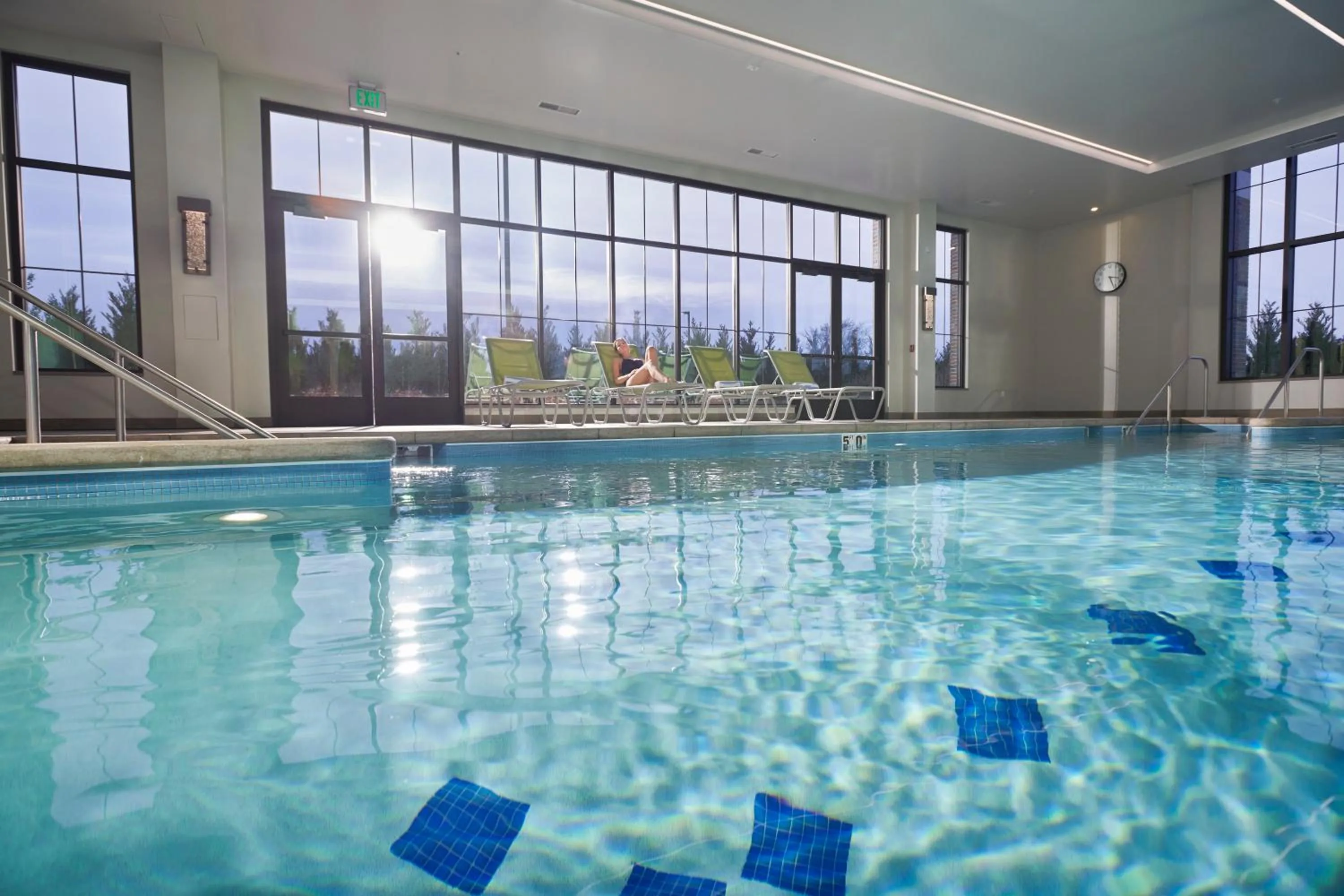 Pool view in Lodge Kohler
