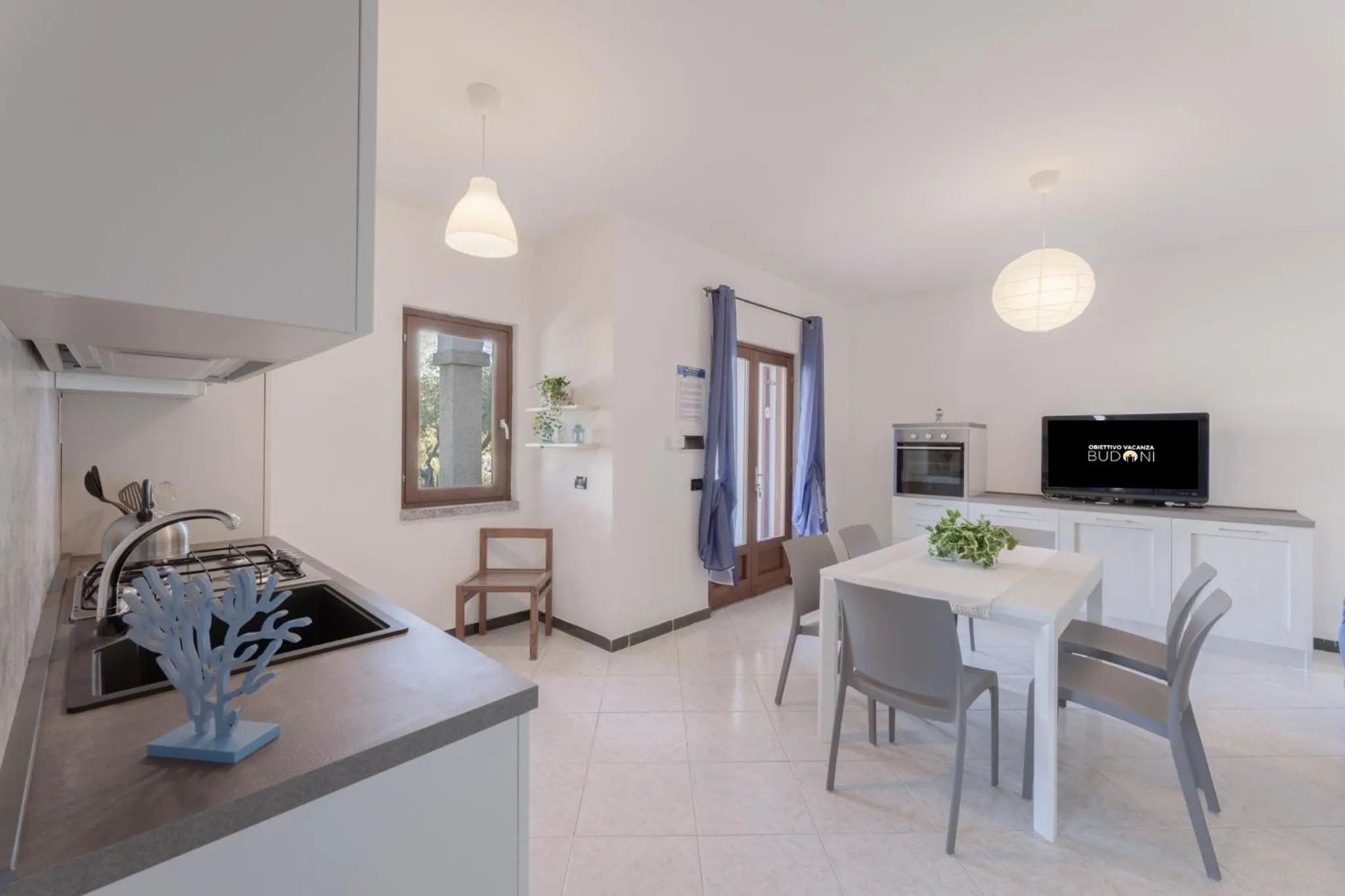 Kitchen or kitchenette in Appartamenti Le Magnolie