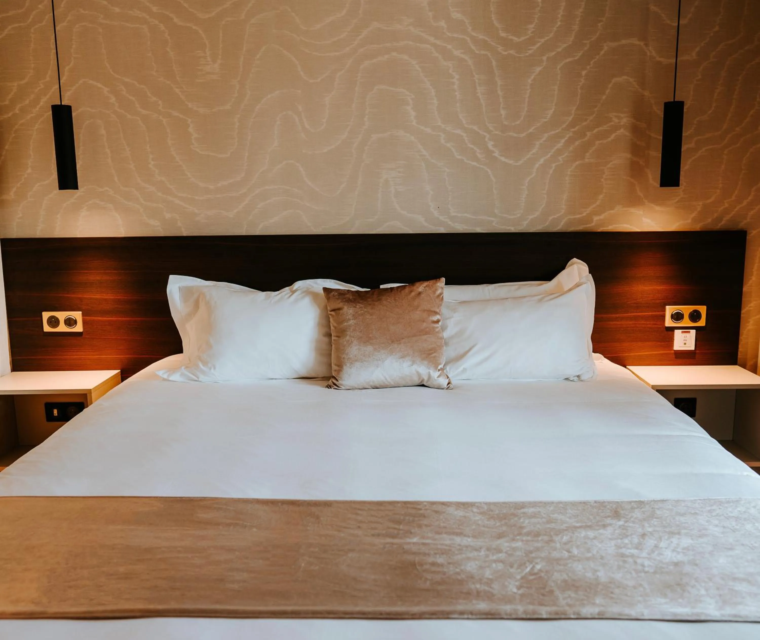 Bed in Hôtel Fesch & Spa