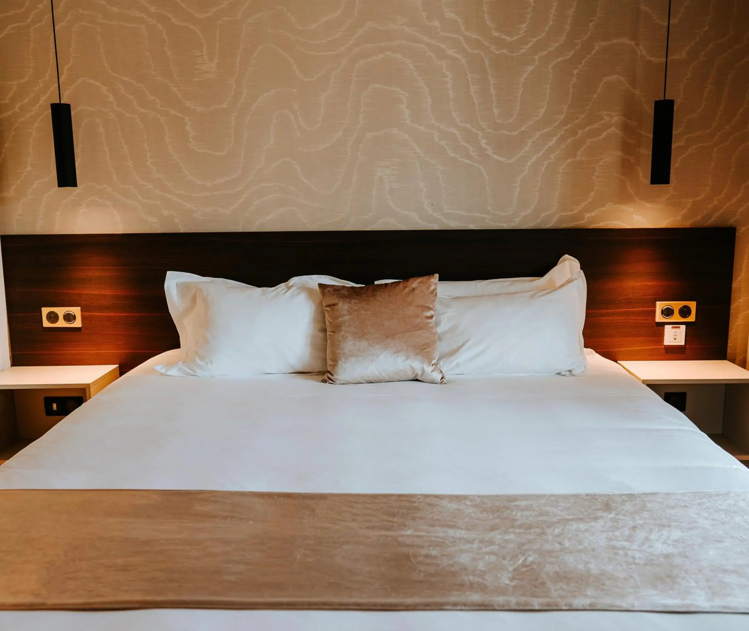 Bed in Hôtel Fesch & Spa Bed in Hôtel Fesch & Spa