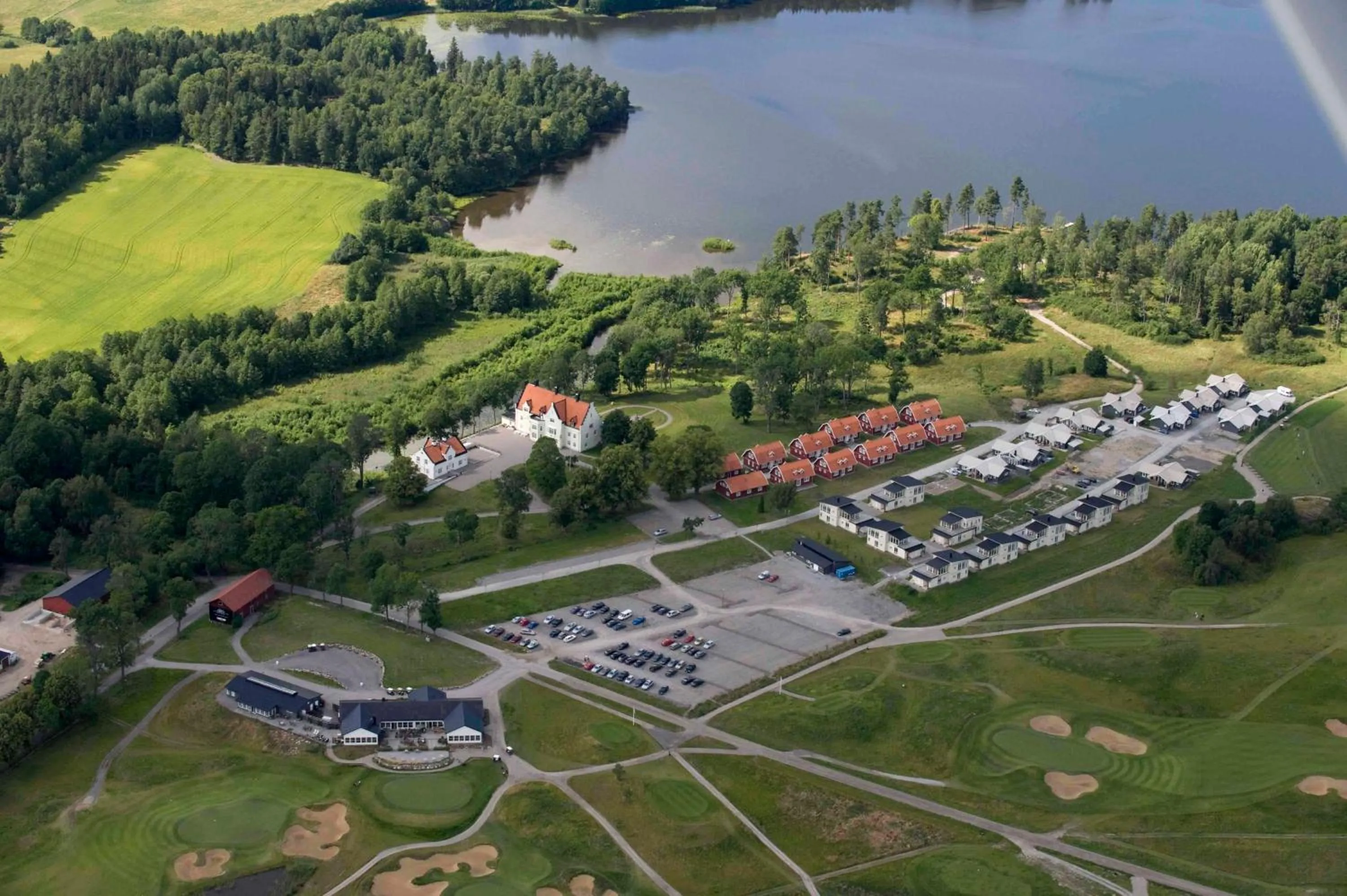 Bird's eye view in Vidbynäs Gård & Konferens
