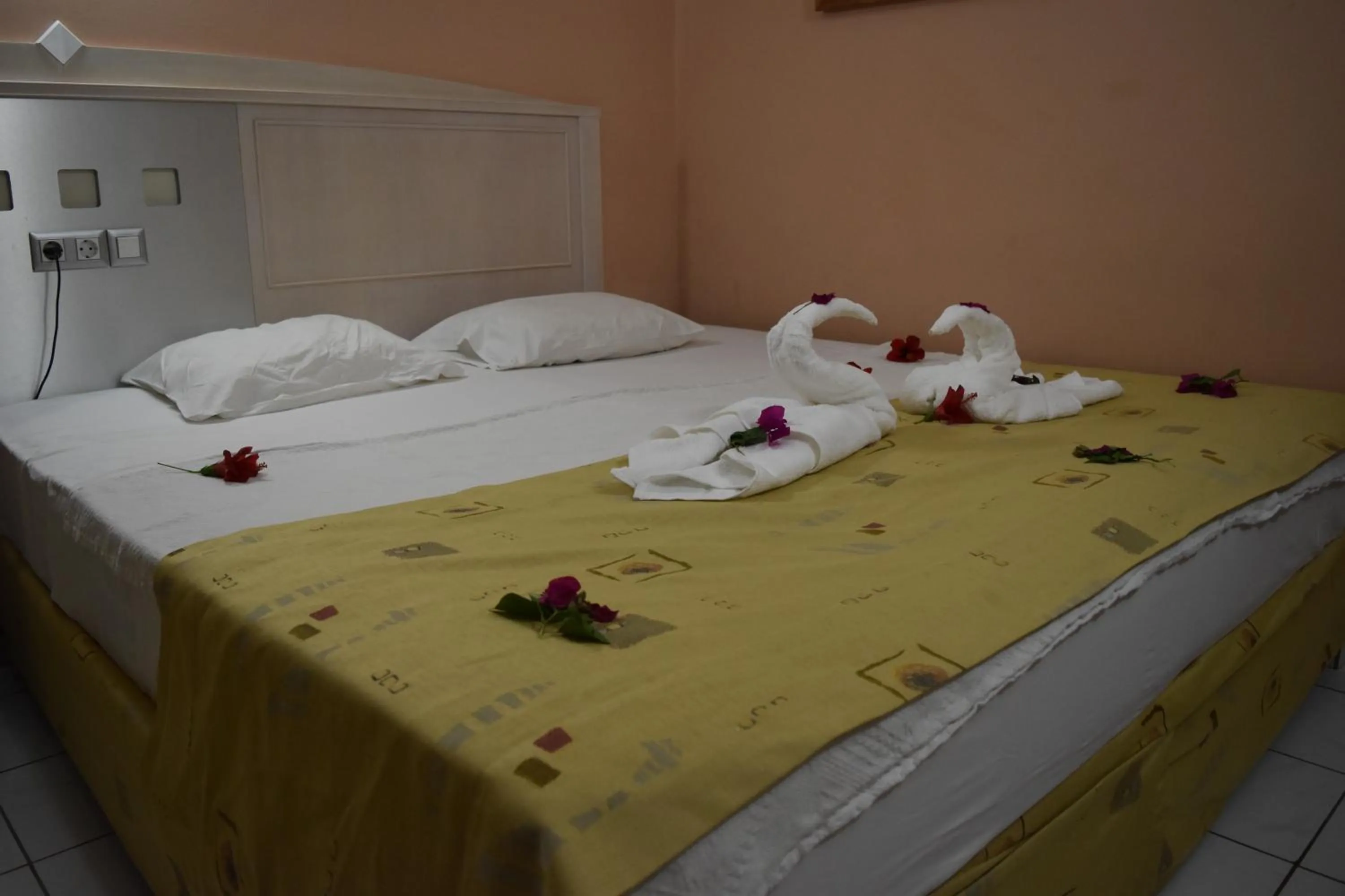 Bed in Ares Dream Hotel