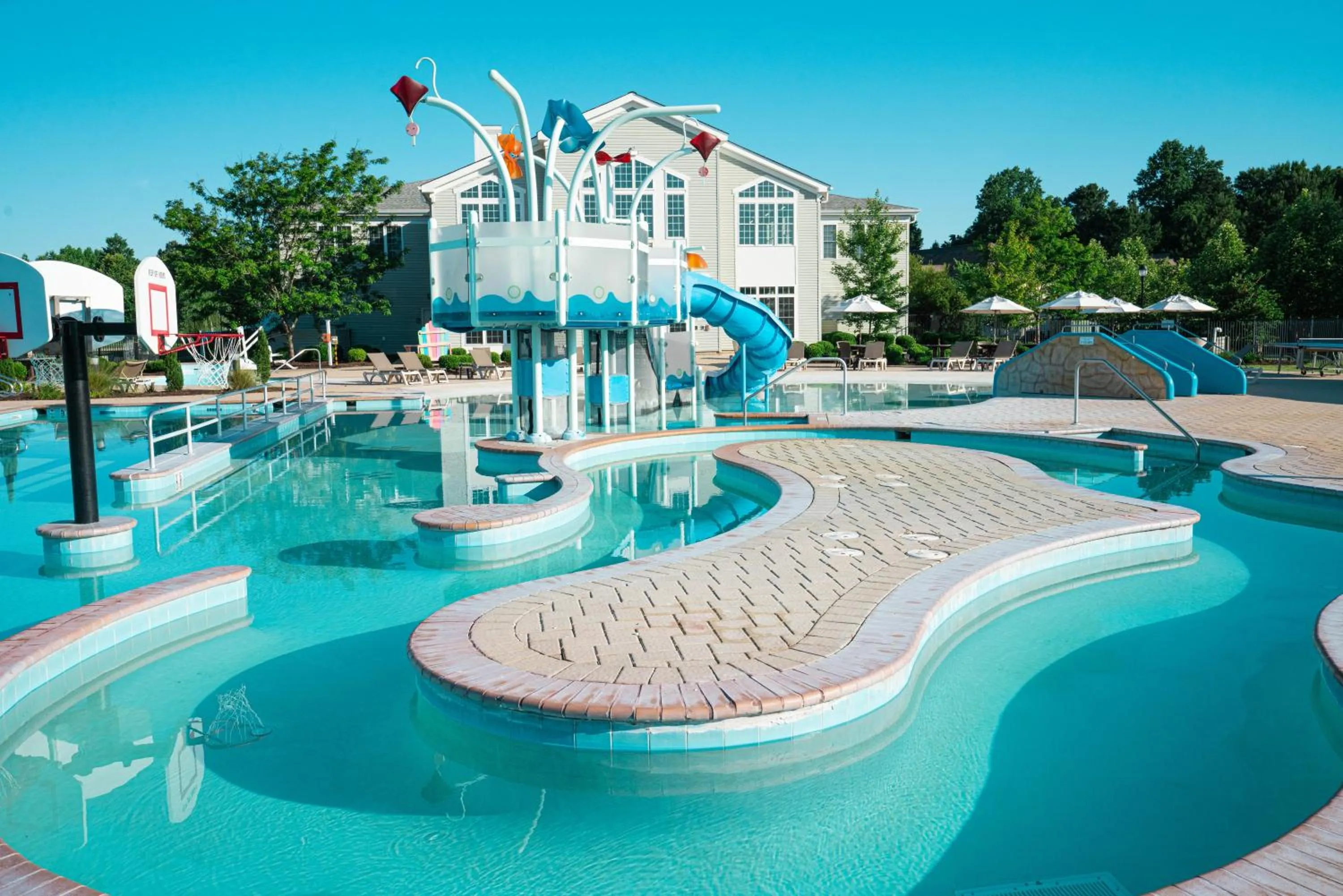 Aqua park in The Colonies at Williamsburg