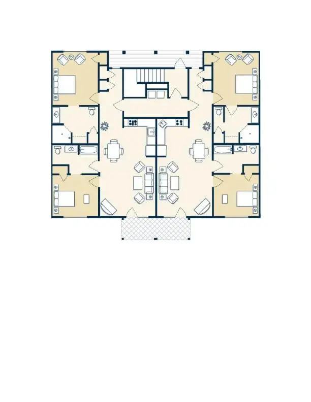 Floor plan in The Colonies at Williamsburg Floor plan in The Colonies at Williamsburg