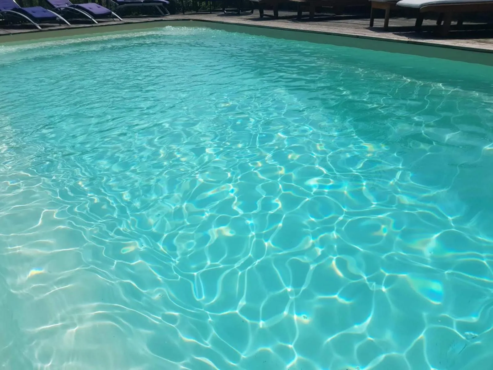 Swimming pool in Hotel L'Aunette Cottage