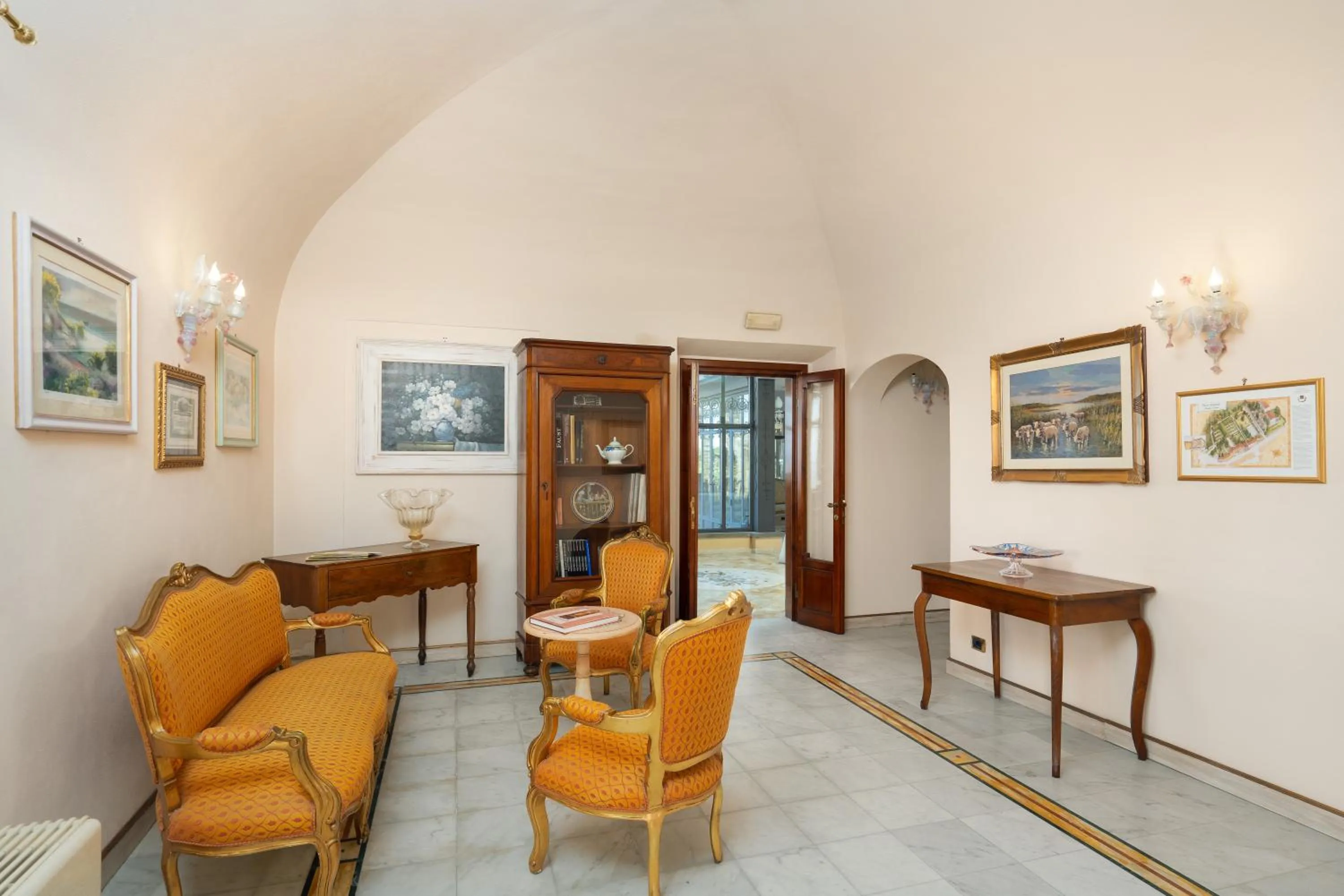 Lobby or reception in Relais Villa Bianca