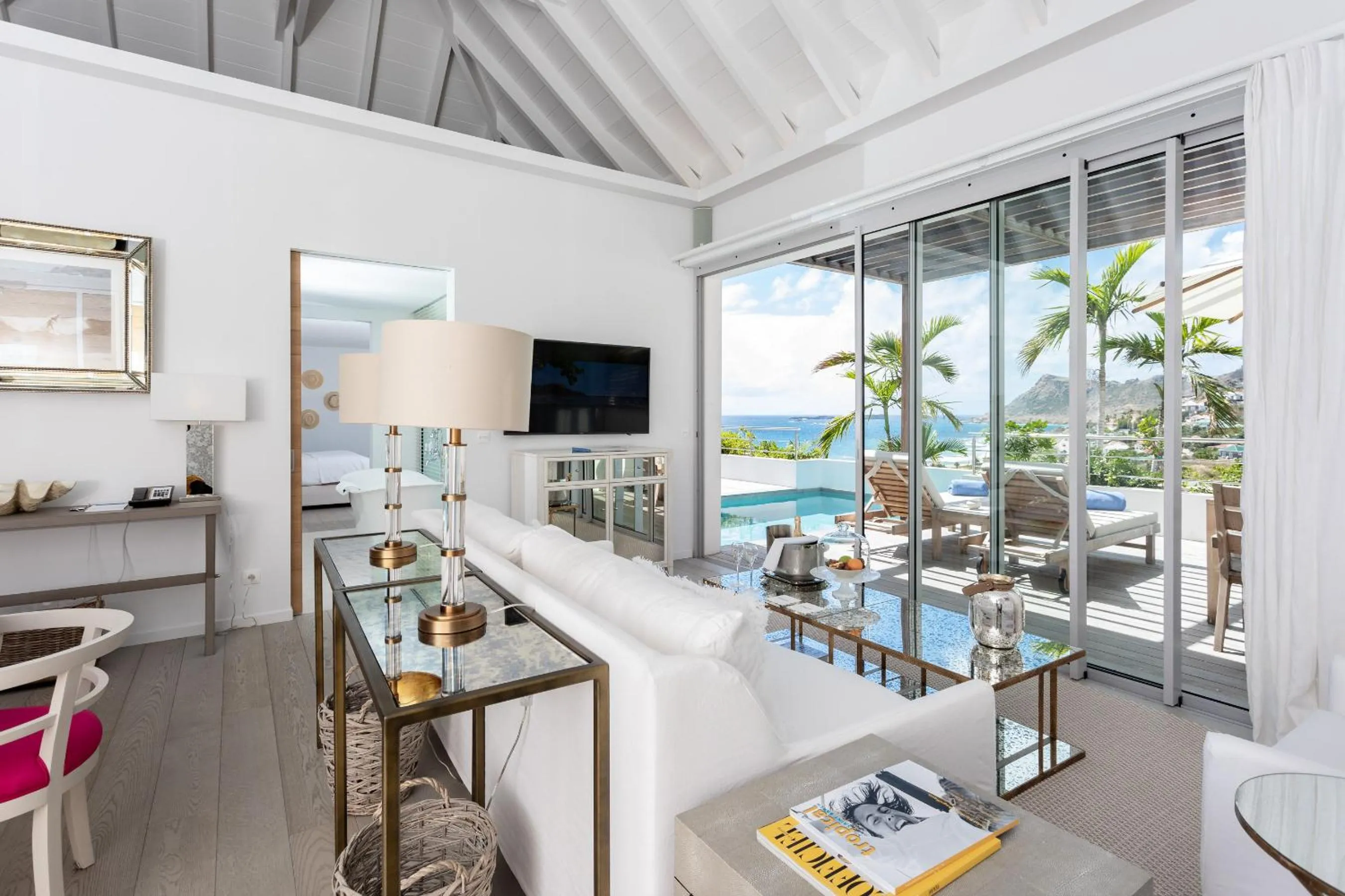 Seating area in Le Toiny Hotel & Beach Club