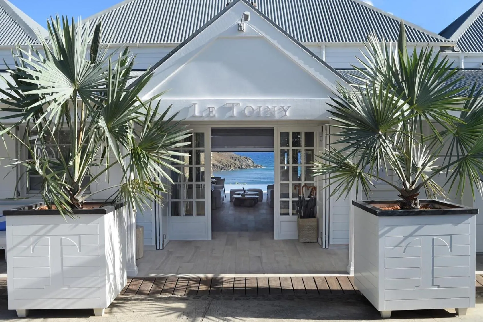Facade/entrance in Le Toiny Hotel & Beach Club