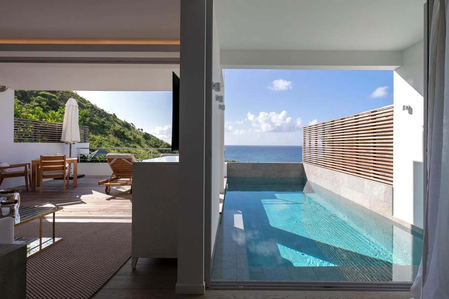 Balcony/Terrace in Le Toiny Hotel & Beach Club