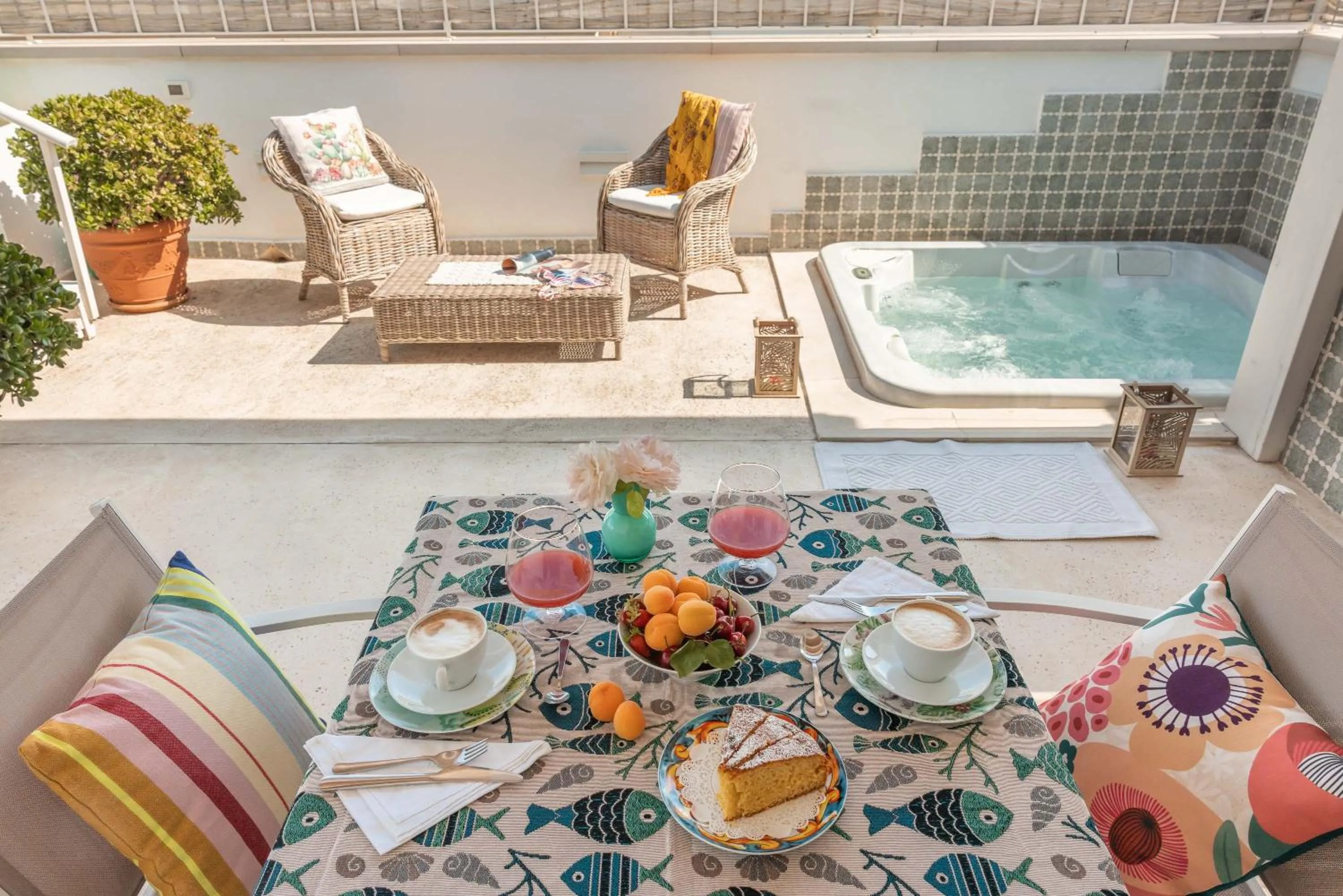 Patio in MandorleOlio