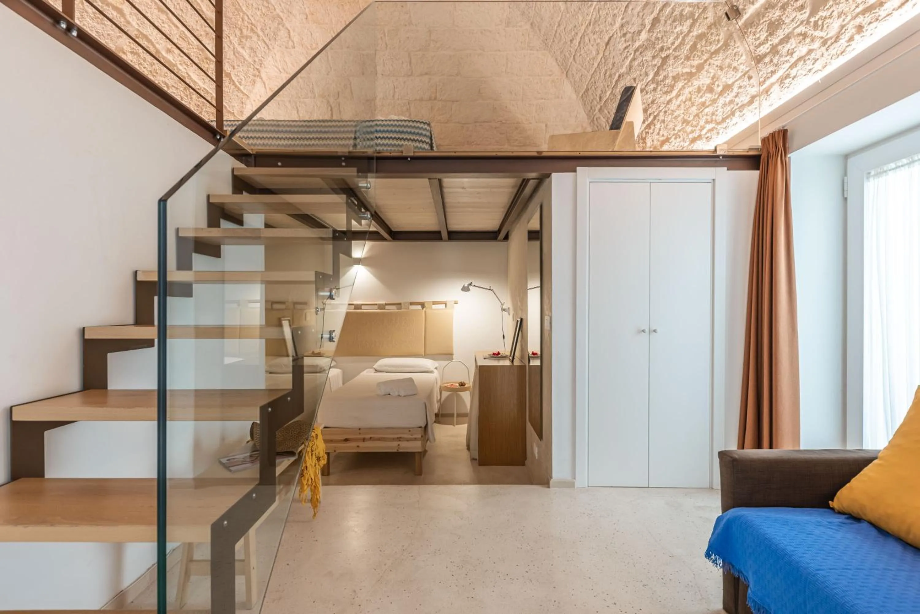 Photo of the whole room, Bed in MandorleOlio