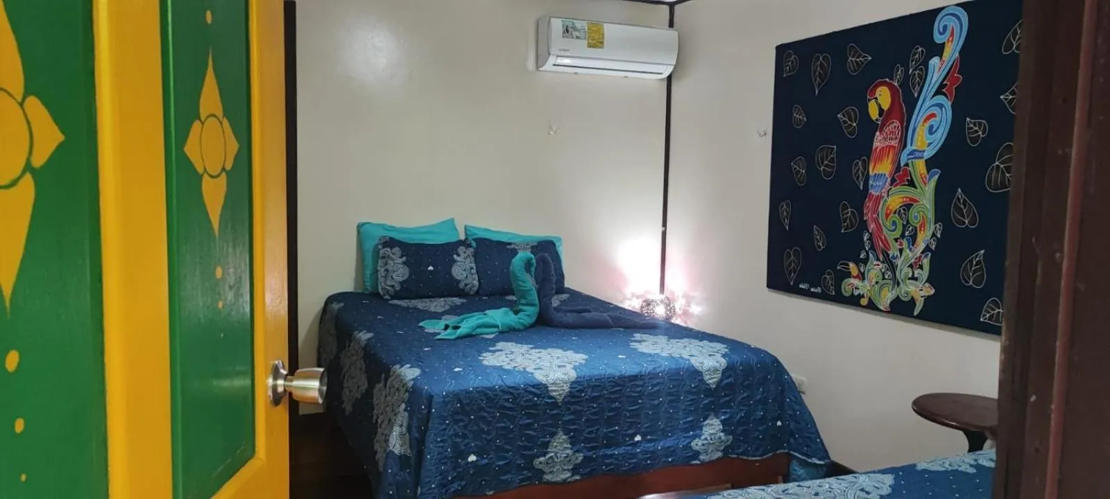 Bed in Cabinas Tortuguero