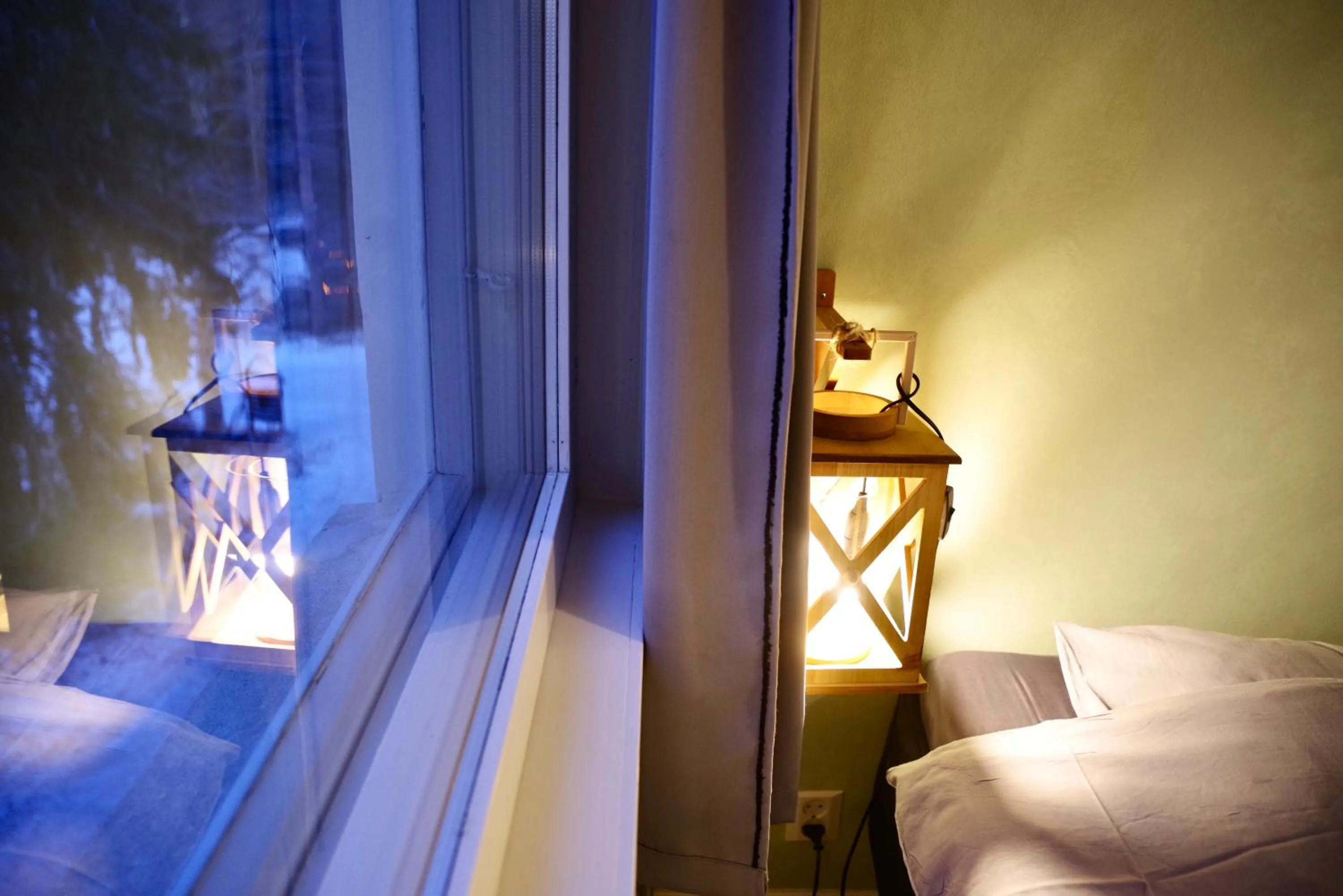 Bed in Taigaschool Eco Hotel