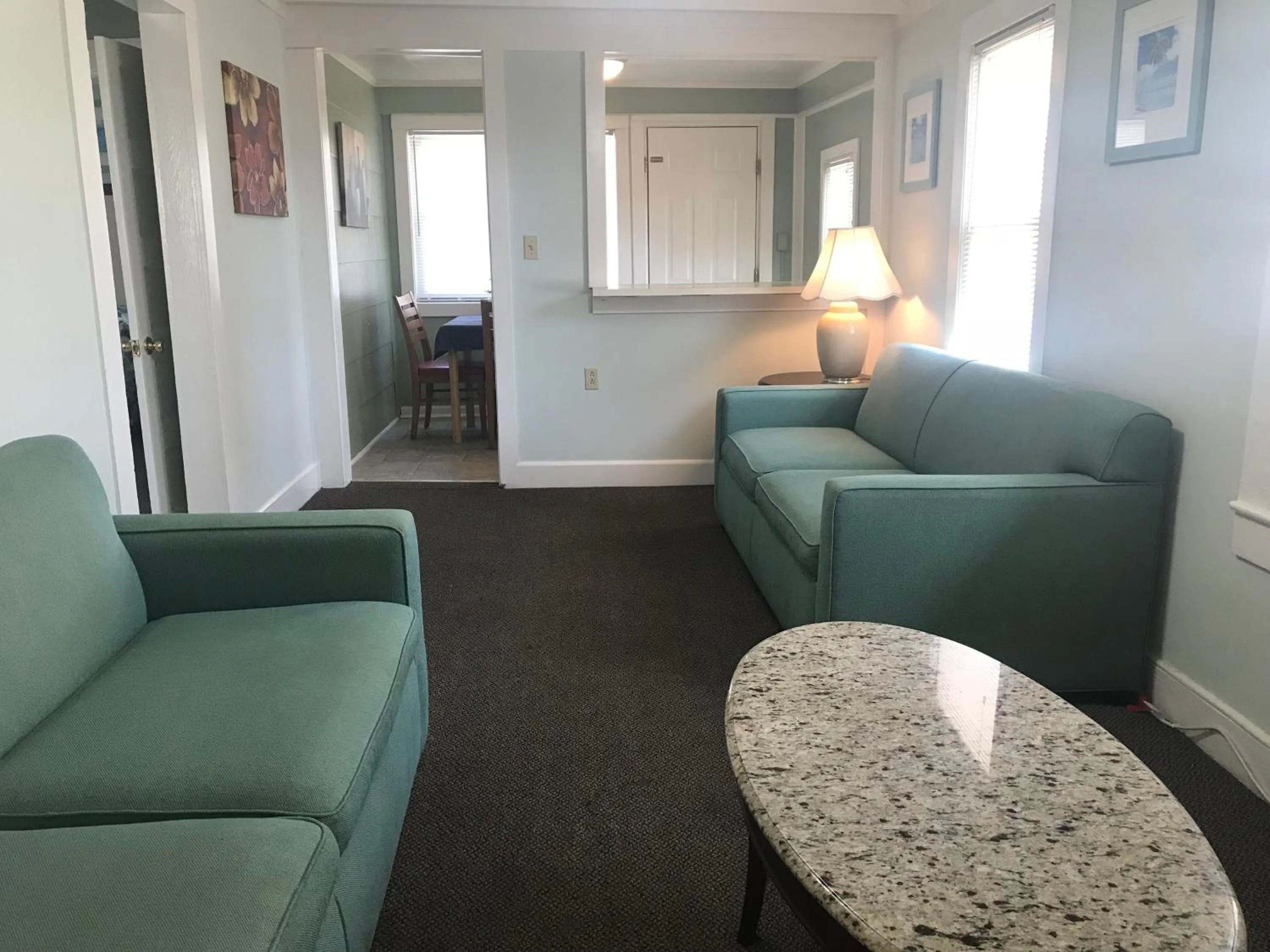 Living room in Mallard Apartments