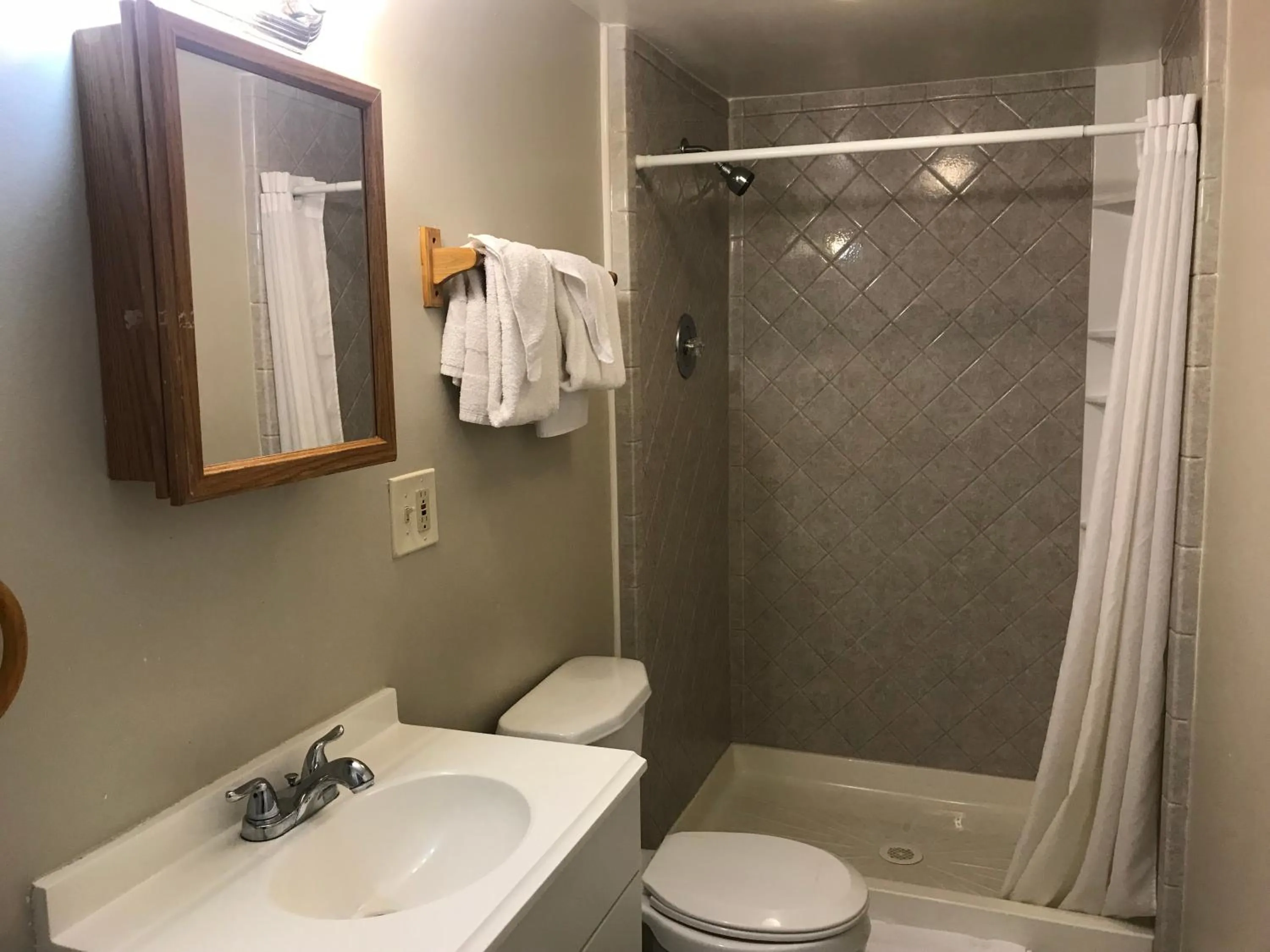 Shower in Mallard Apartments