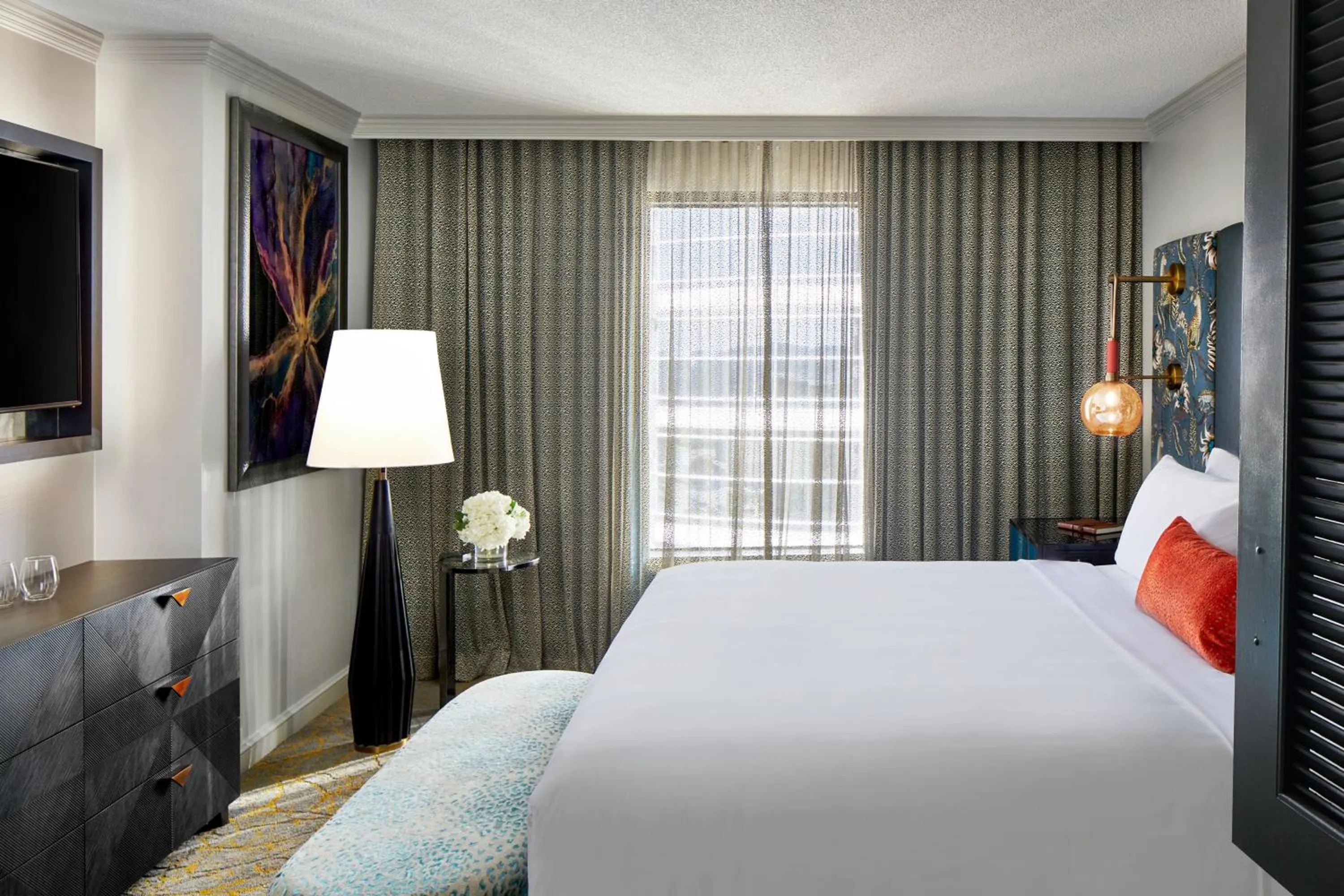 Bedroom, Bed in Grand Bohemian Orlando, Autograph Collection