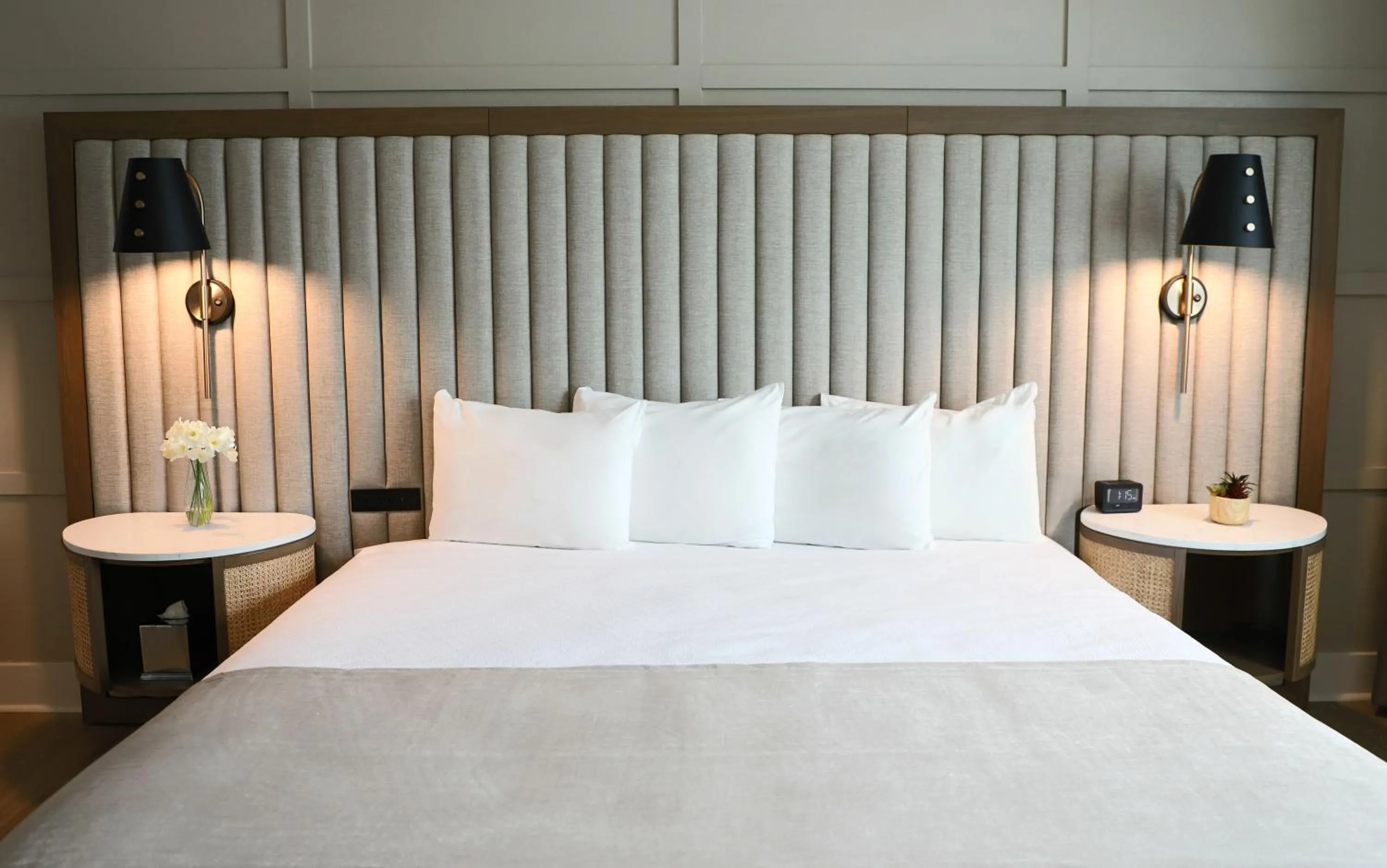 Bed in Riverside Hotel