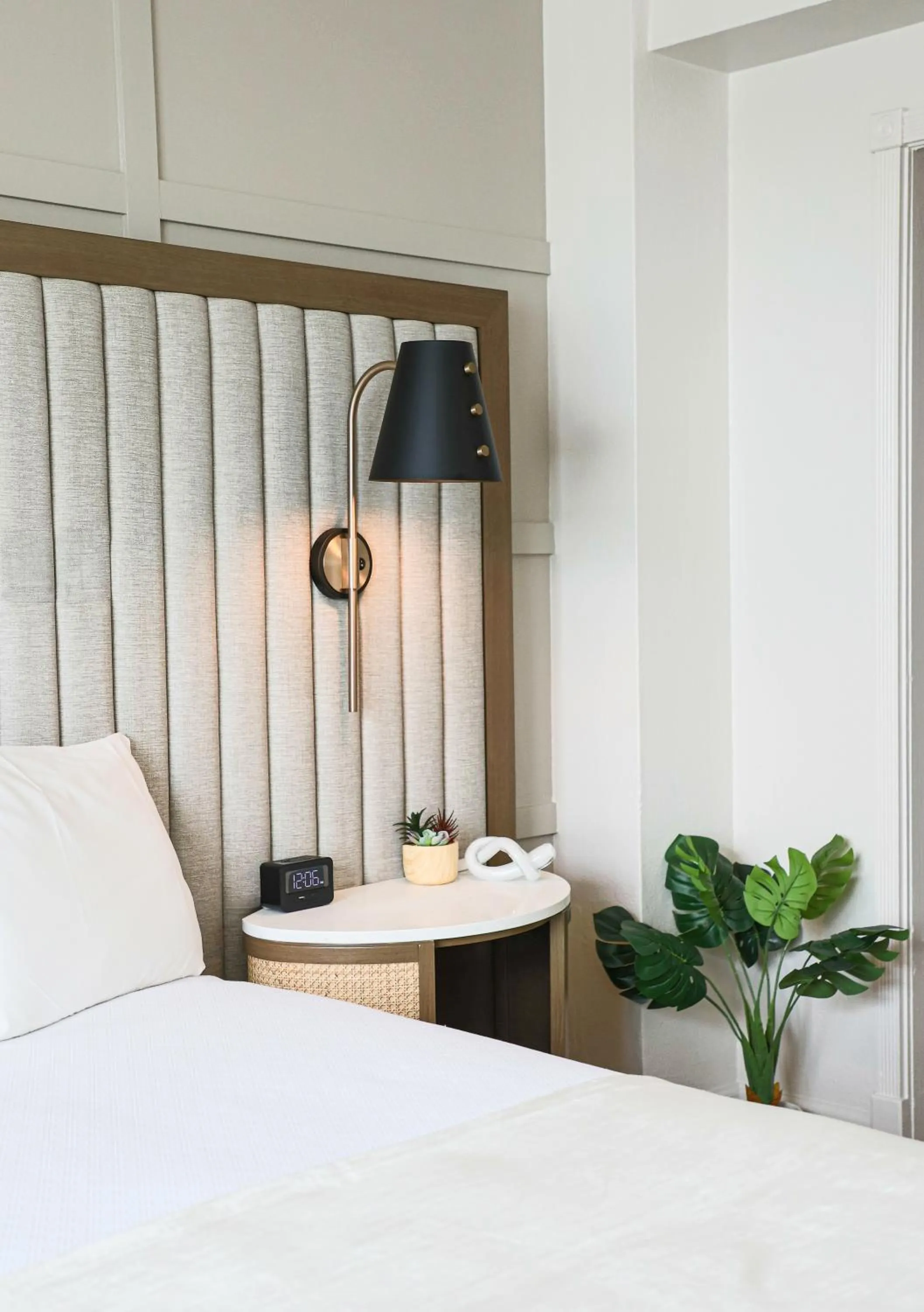 Bed in Riverside Hotel